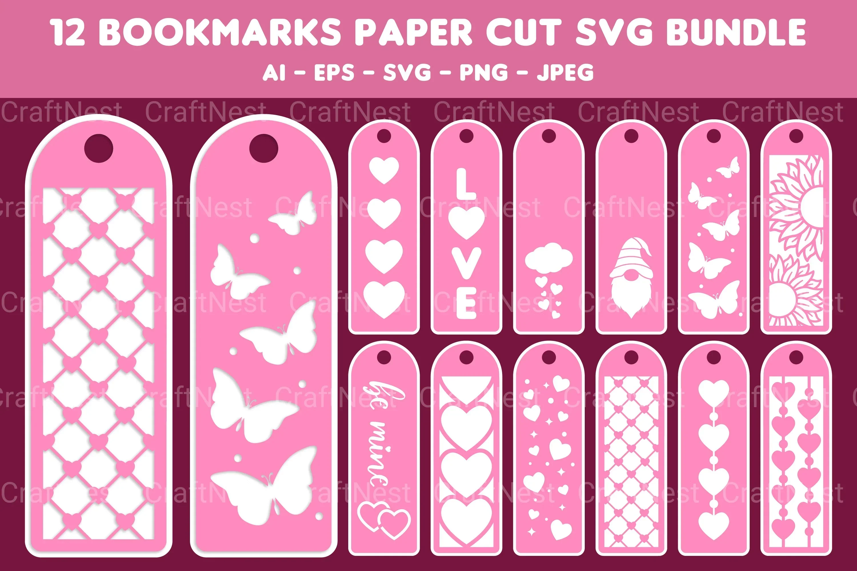Paper Cut SVG Bundle