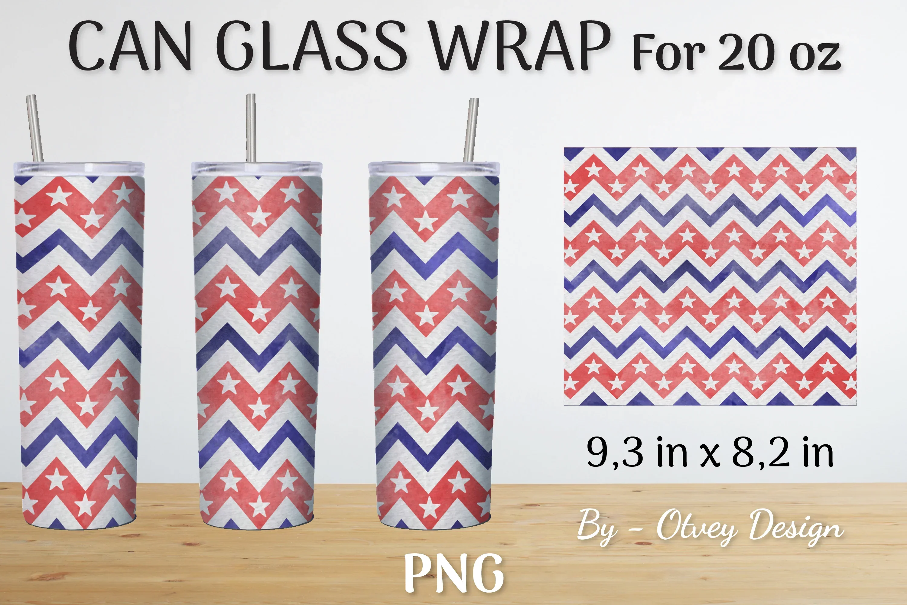 Patriotic 20 oz Tumbler Wraps SVG Bundle