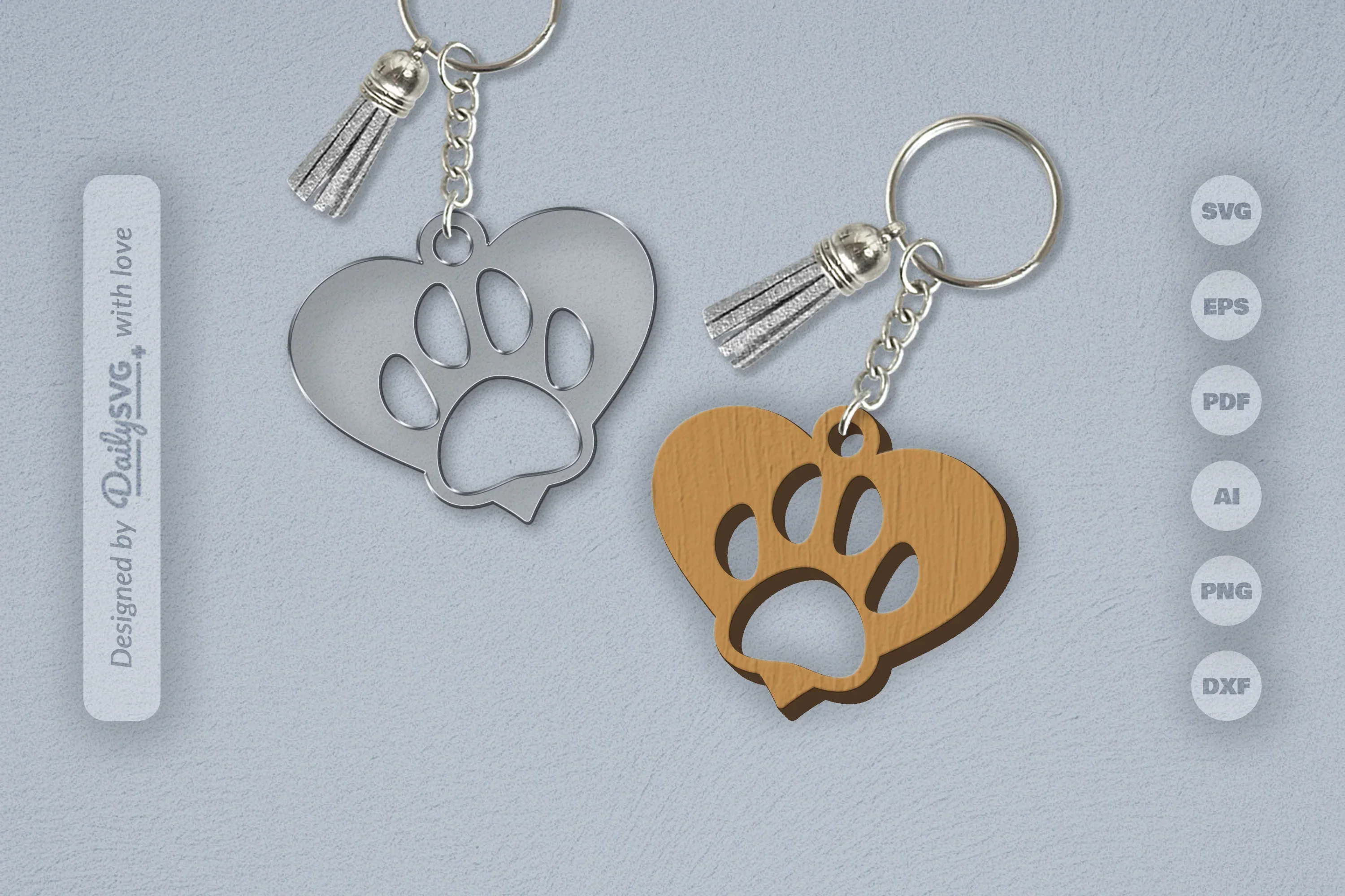 Paw SVG Bundle for Crafting