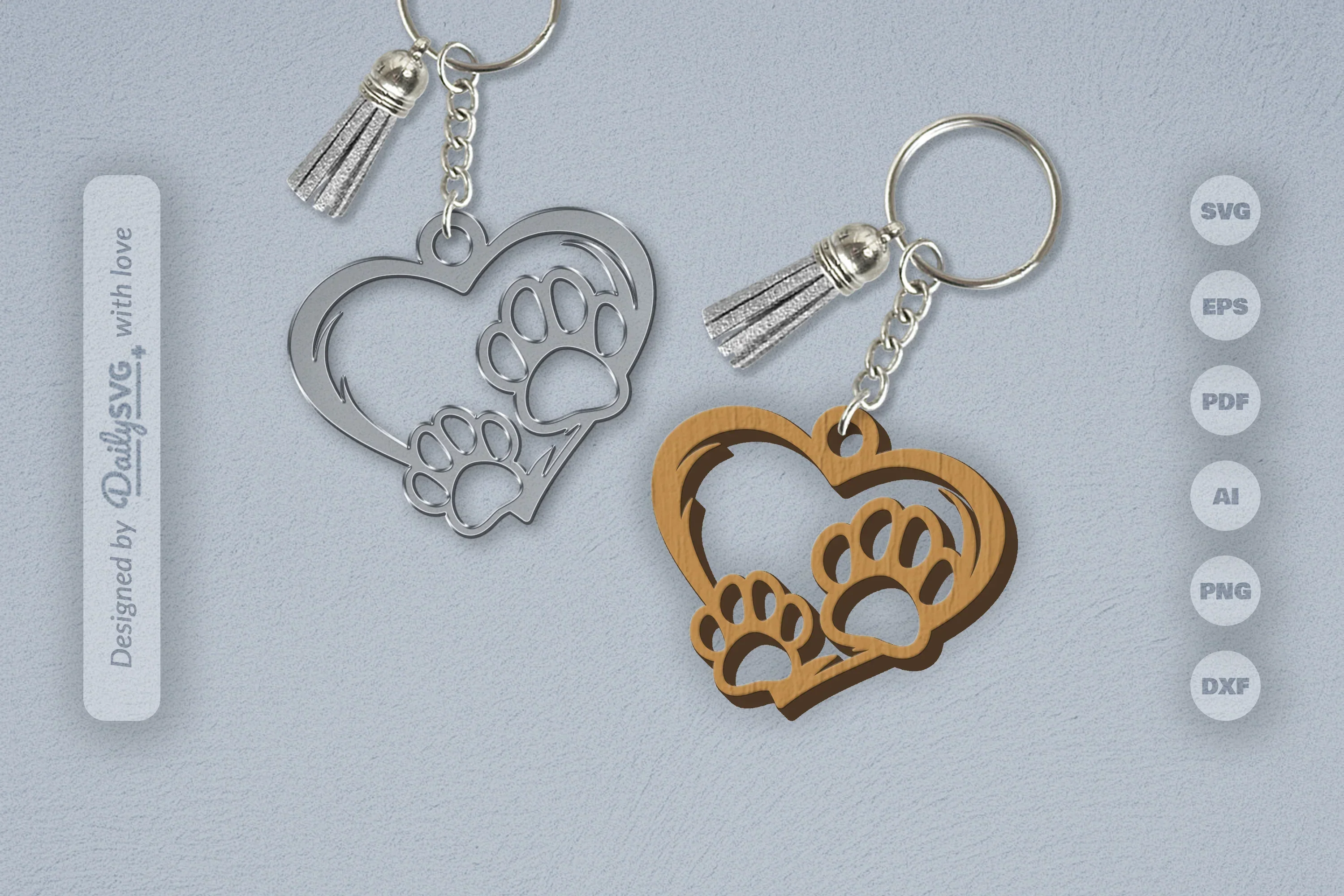 Paw SVG Bundle for Crafting