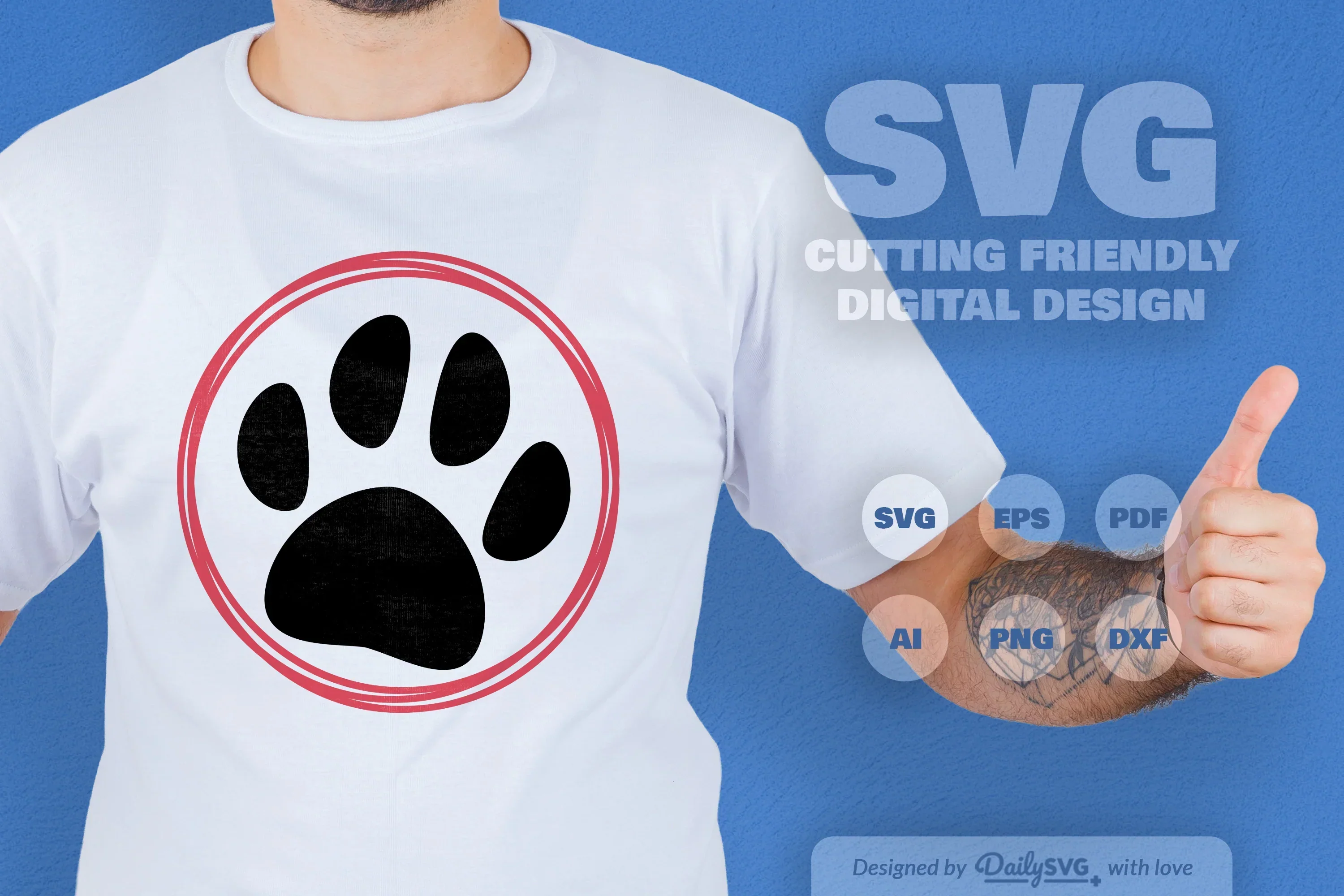 Paws SVG Bundle for Pets - Image 4