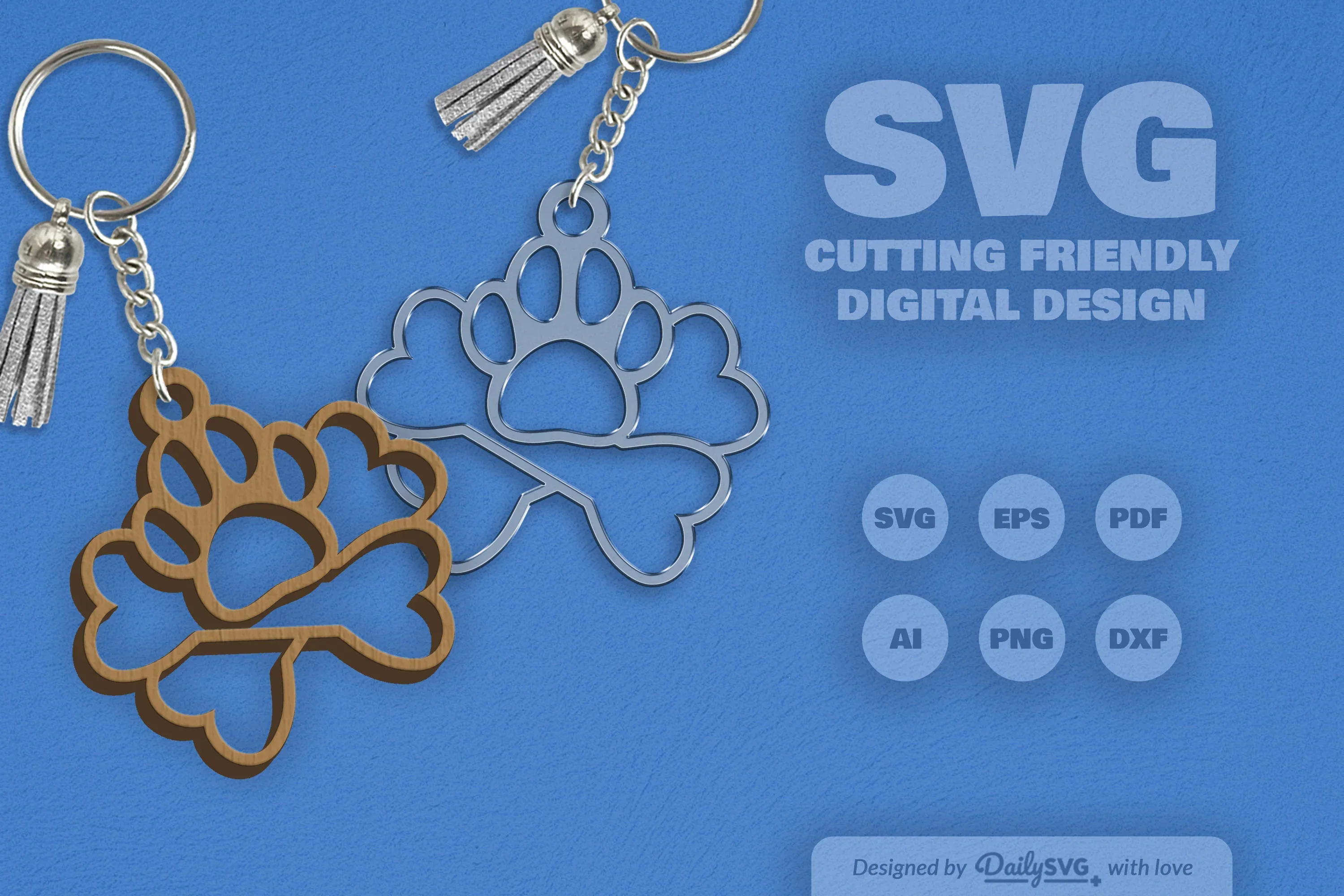 Pet Paw SVG Bundle - Image 2