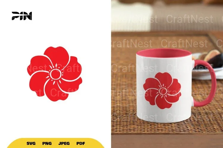 Petal Icon Flowers Clipart Bundle