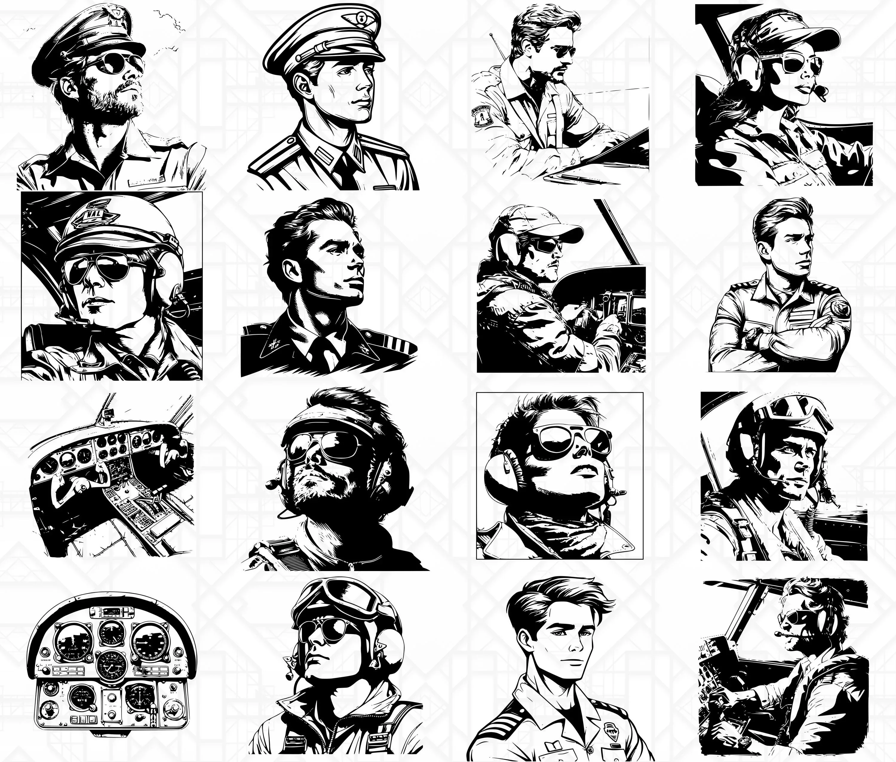 Pilot SVG Bundle - Image 2