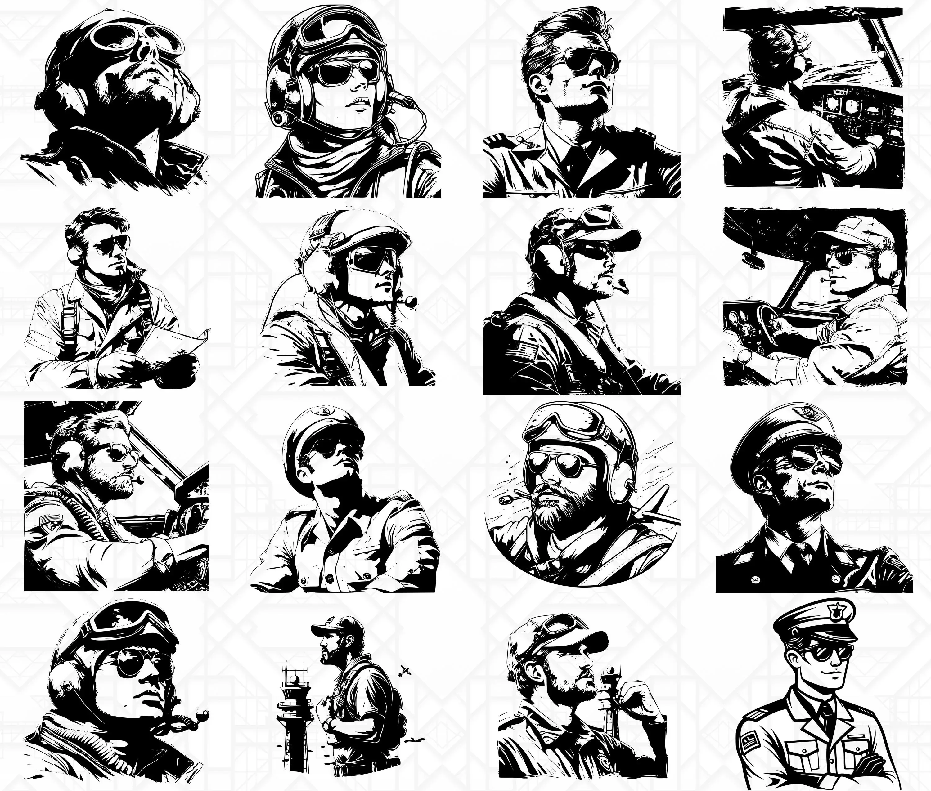 Pilot SVG Bundle - Image 4