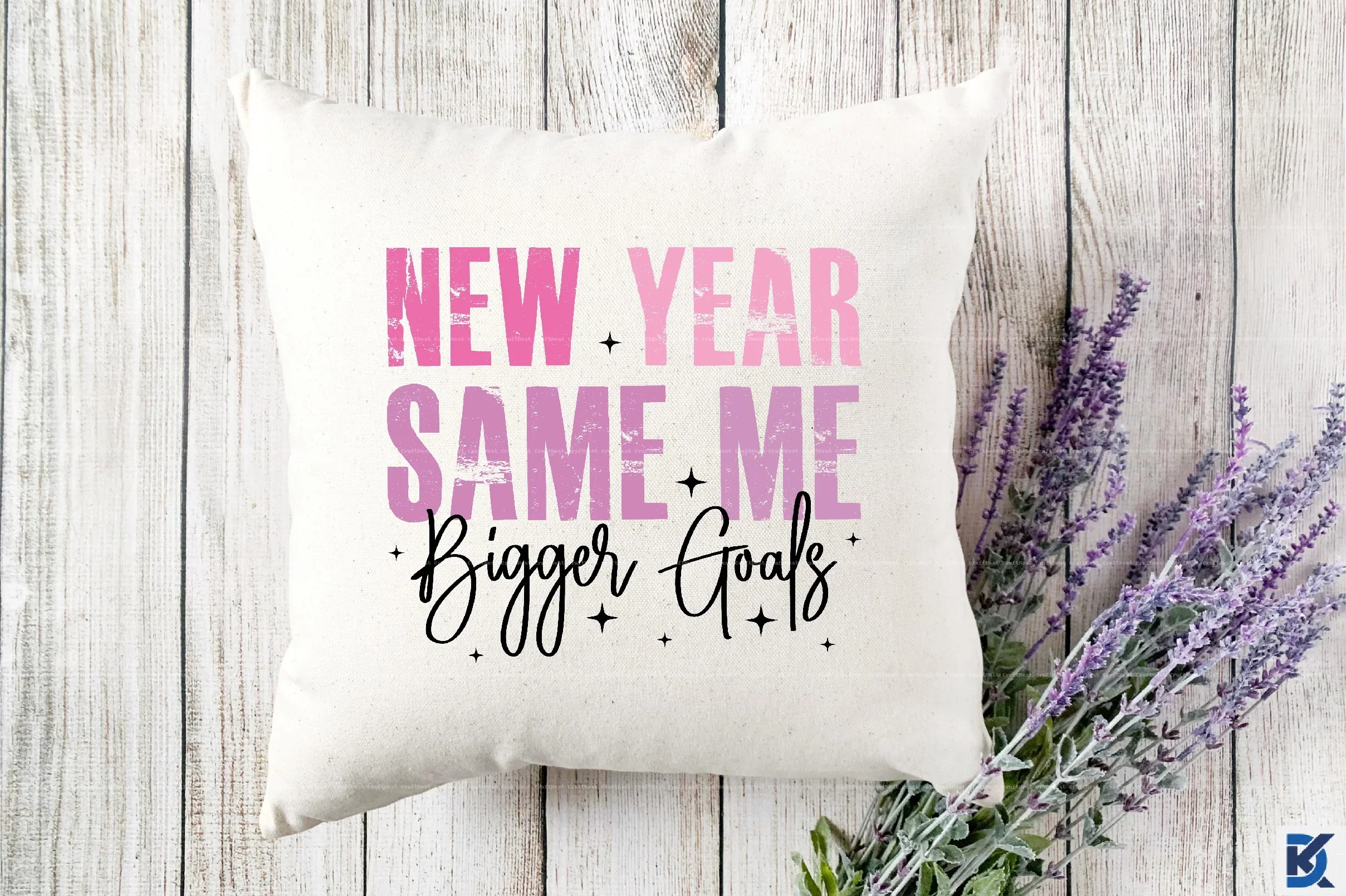 Pink New Year SVG Bundle - Image 9