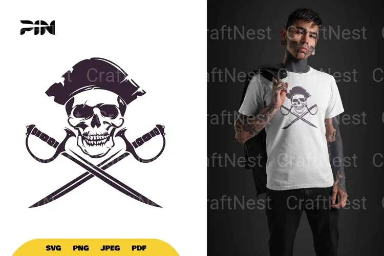 Pirate Skull SVG Bundle