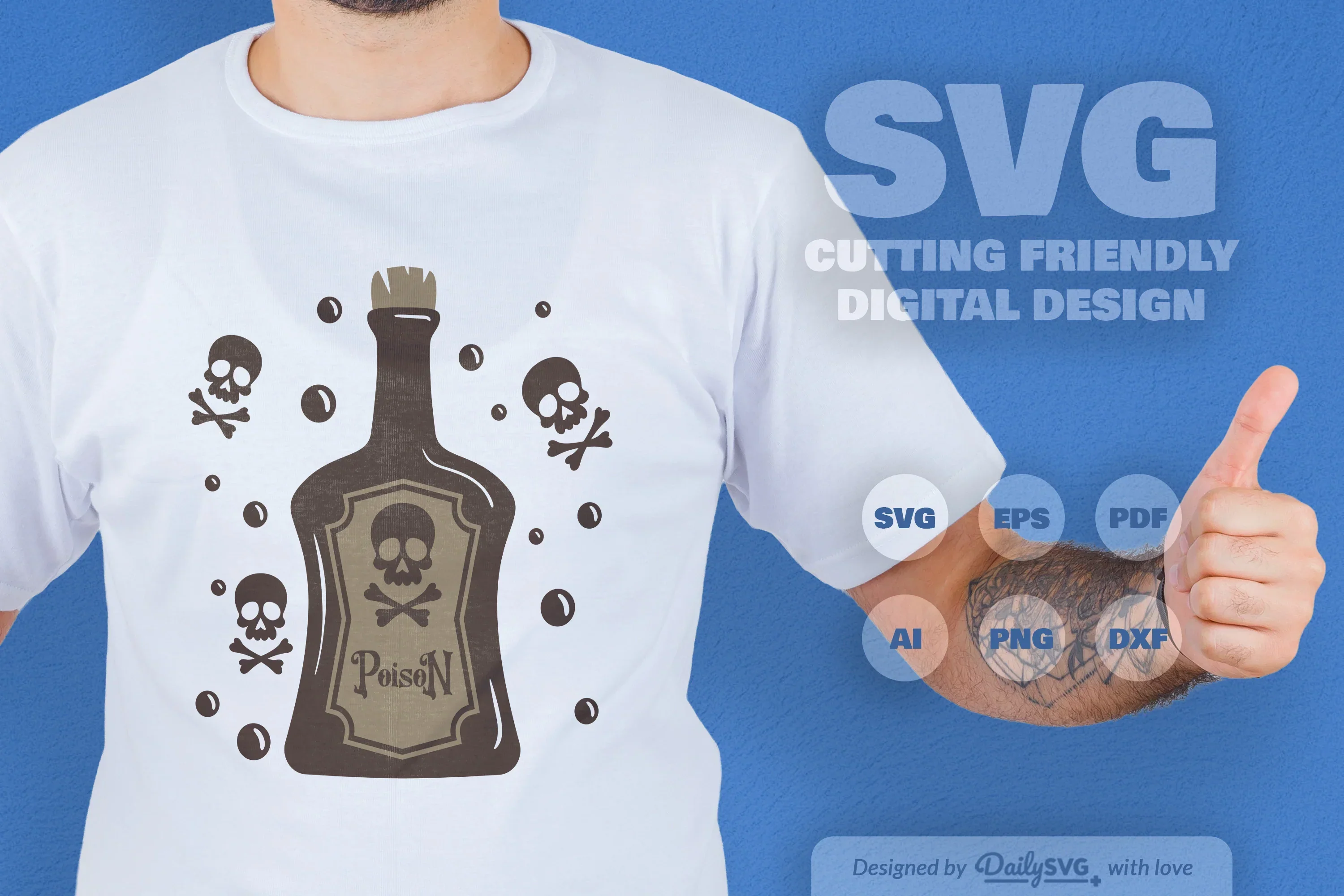 Poison Bottle Halloween SVG Bundle - Image 3