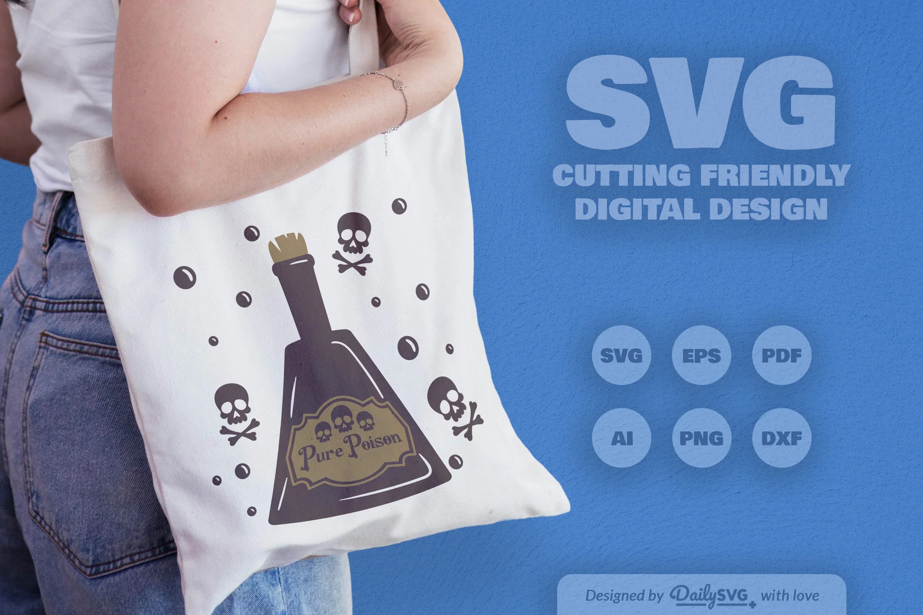 Poison Bottle Halloween SVG Bundle - Image 4