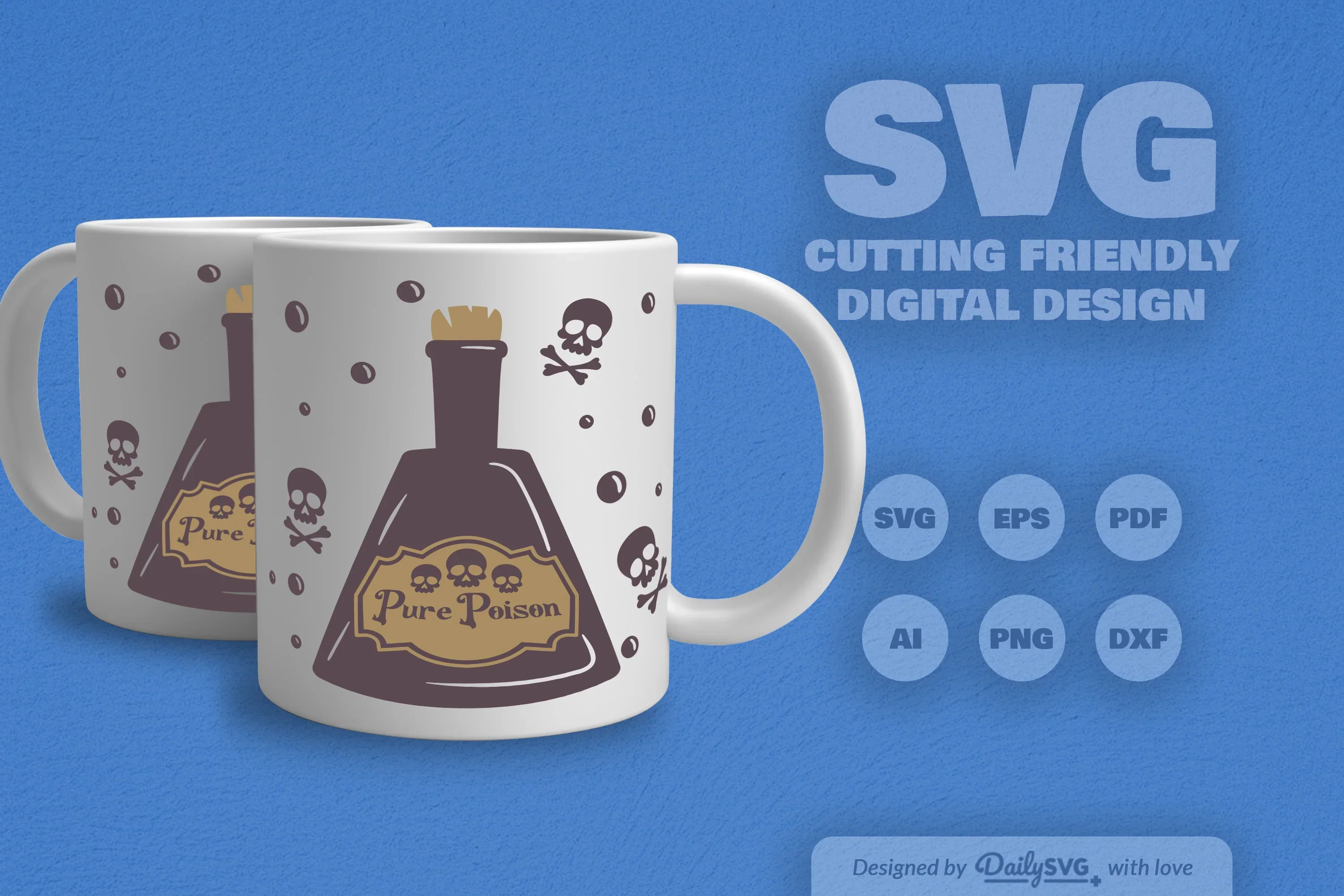 Poison Bottle Halloween SVG Bundle - Image 5