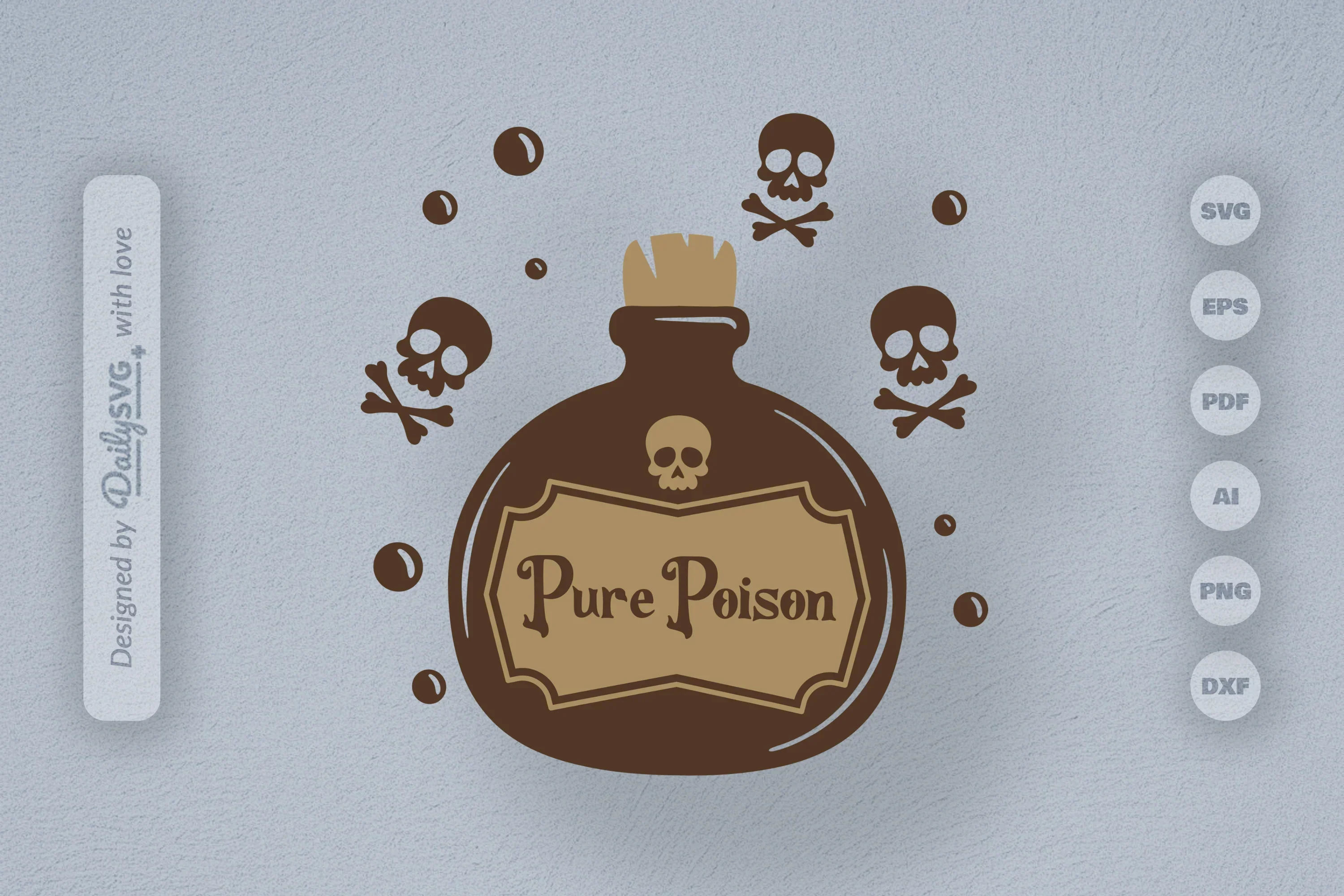 Poison Bottle Halloween SVG Bundle