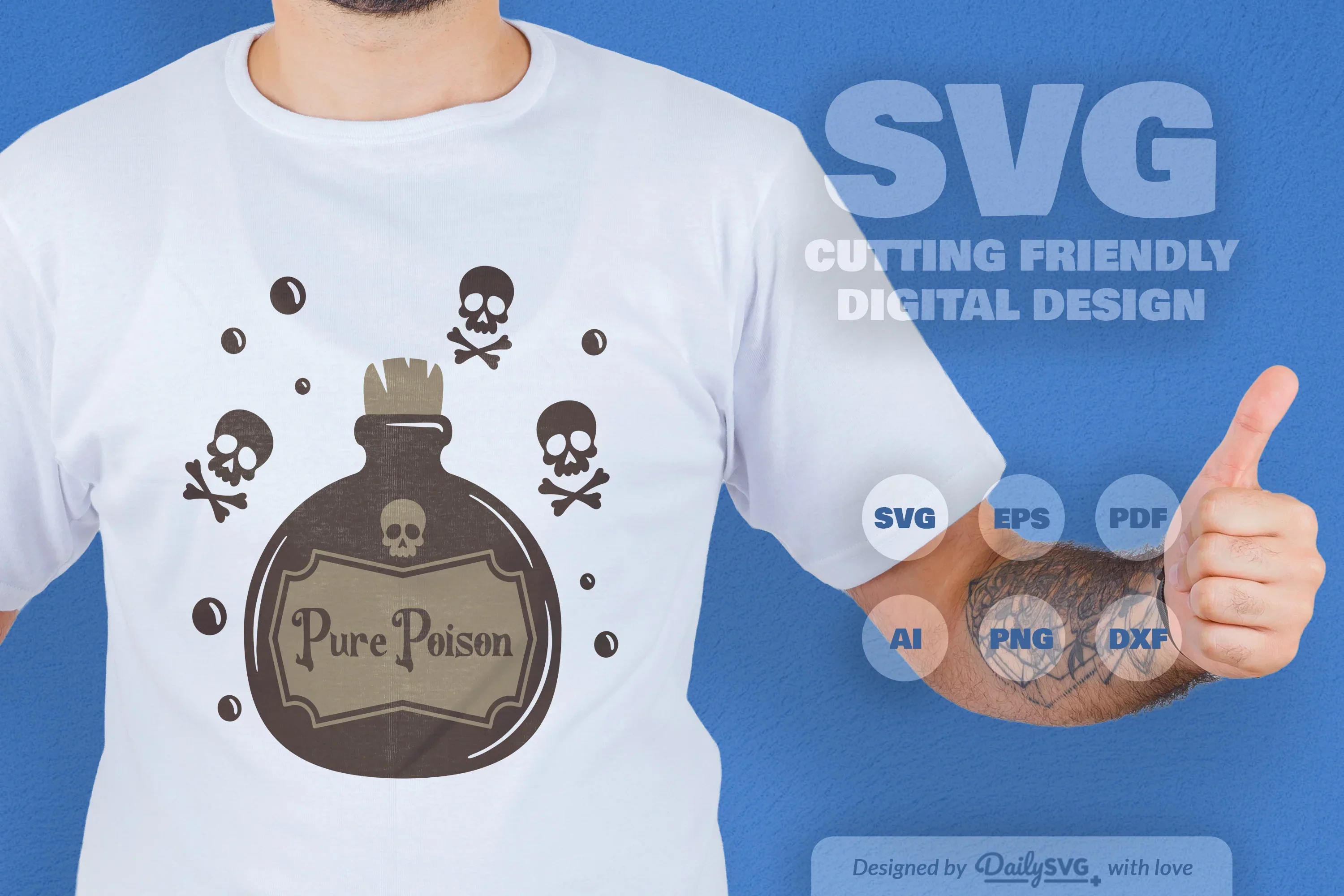 Poison Bottle Halloween SVG Bundle - Image 3