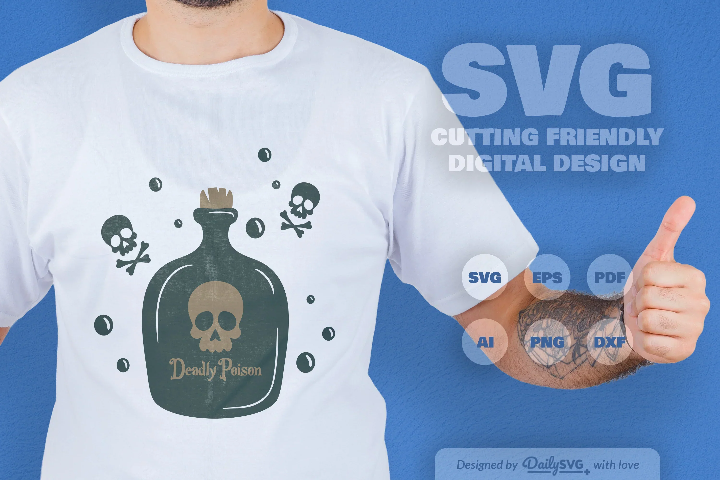 Poison Bottle Halloween SVG Bundle - Image 3