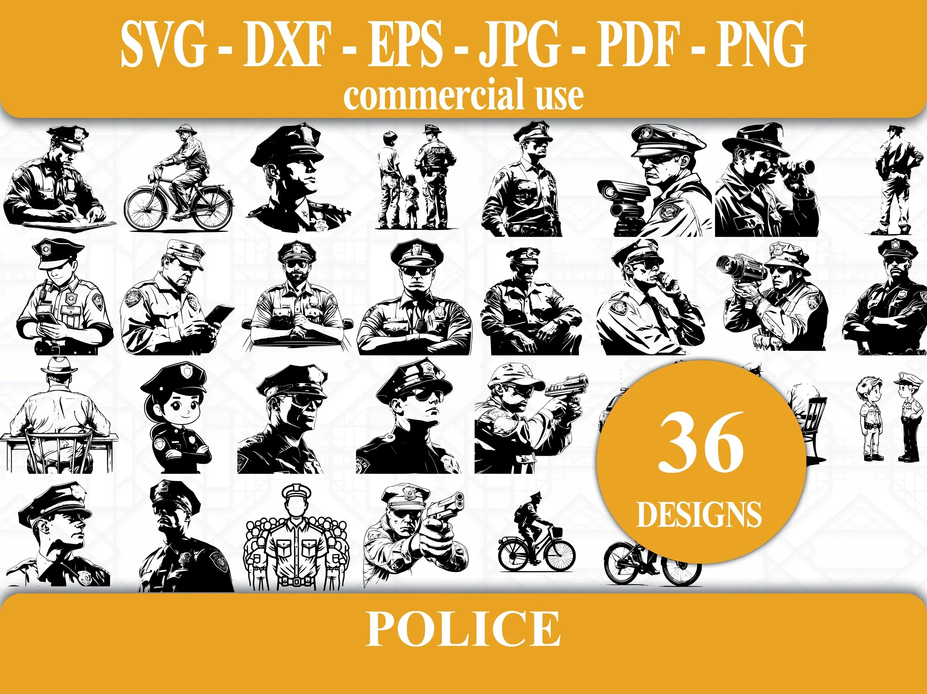 Police SVG Bundle