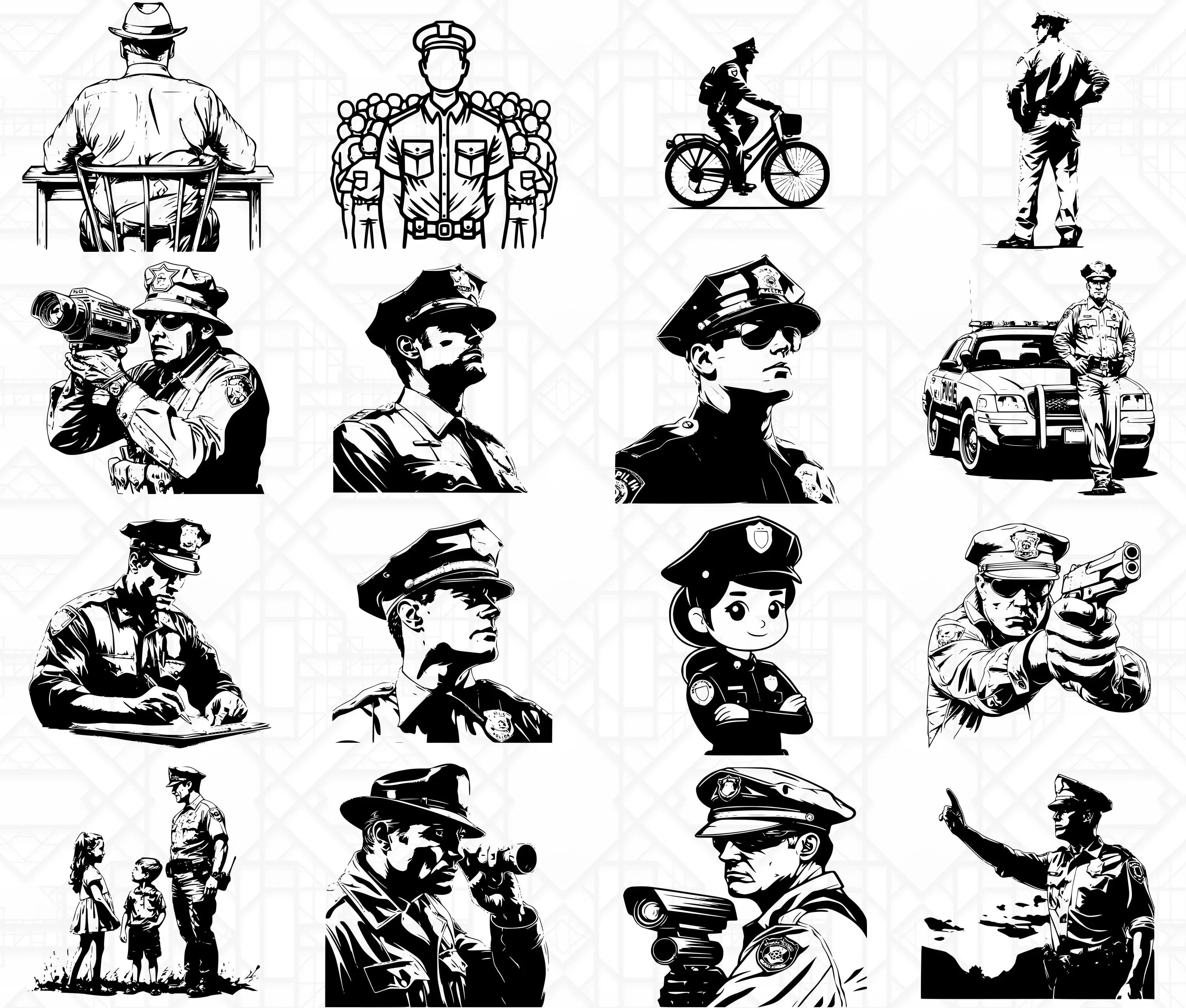 Police SVG Bundle - Image 3
