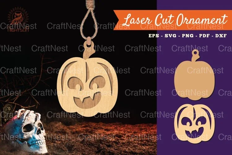 Pumpkin Halloween Ornament SVG Bundle