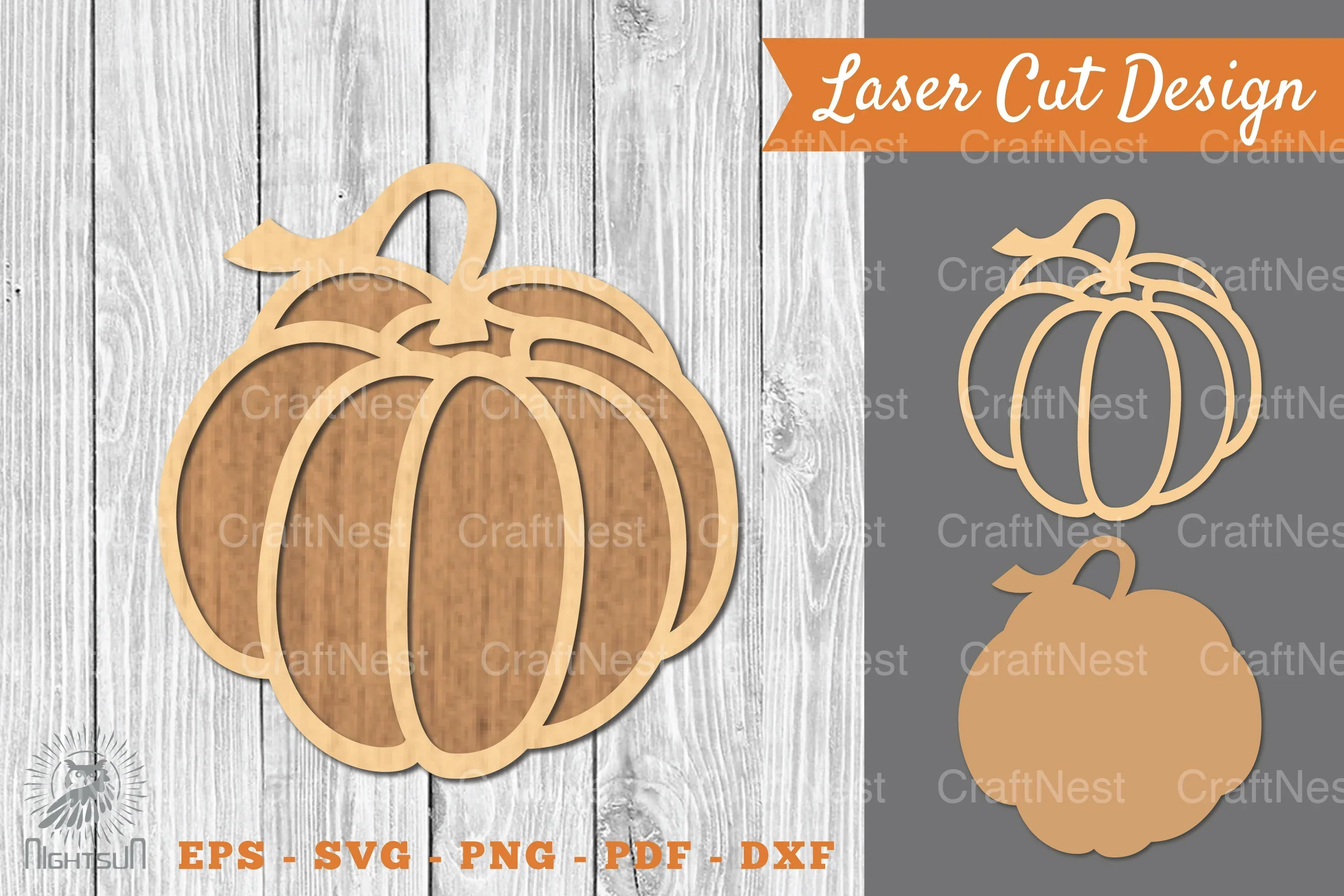 Pumpkin Laser Cut Decoration SVG Bundle