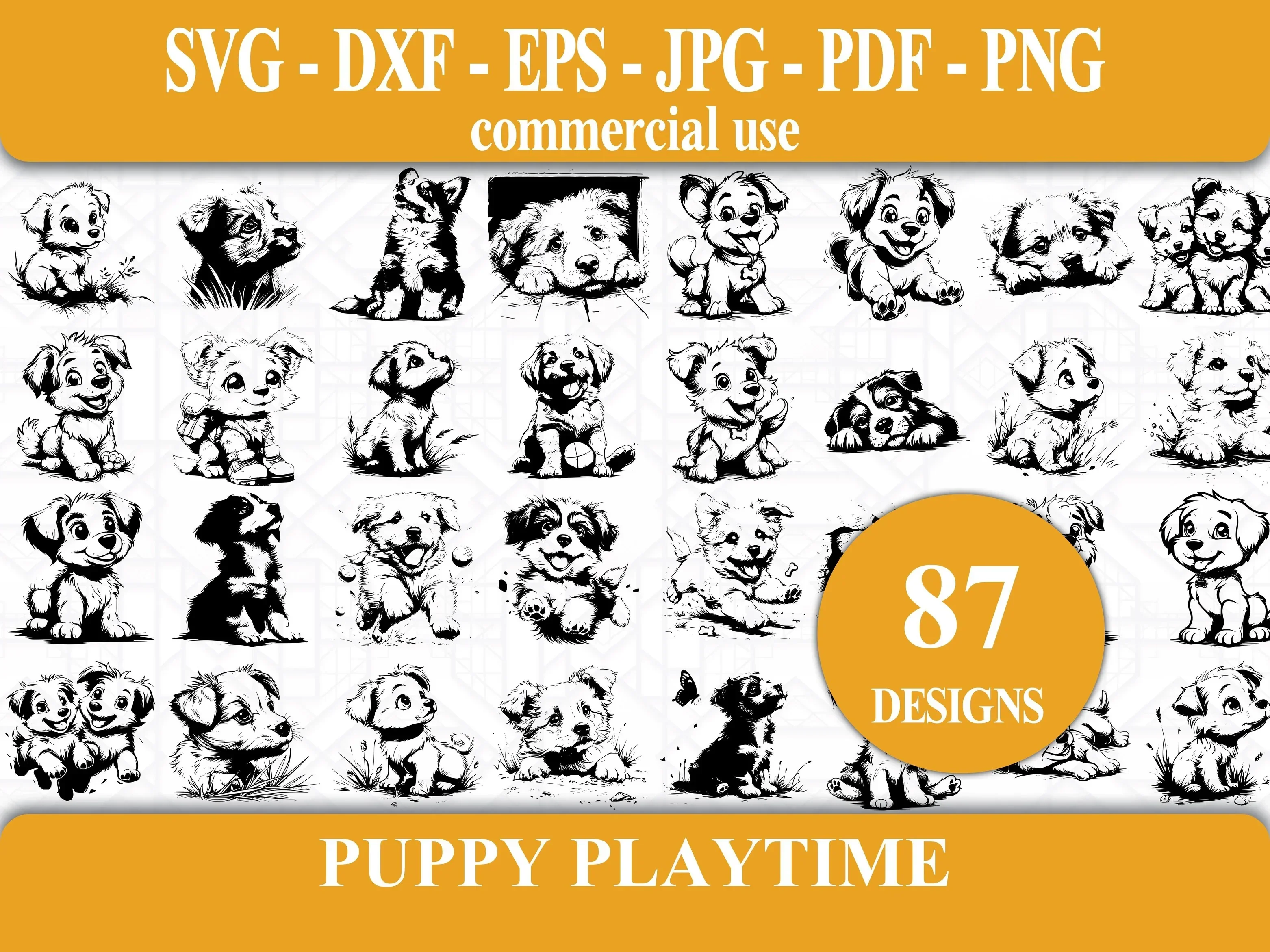 Puppy Playtime SVG Bundle