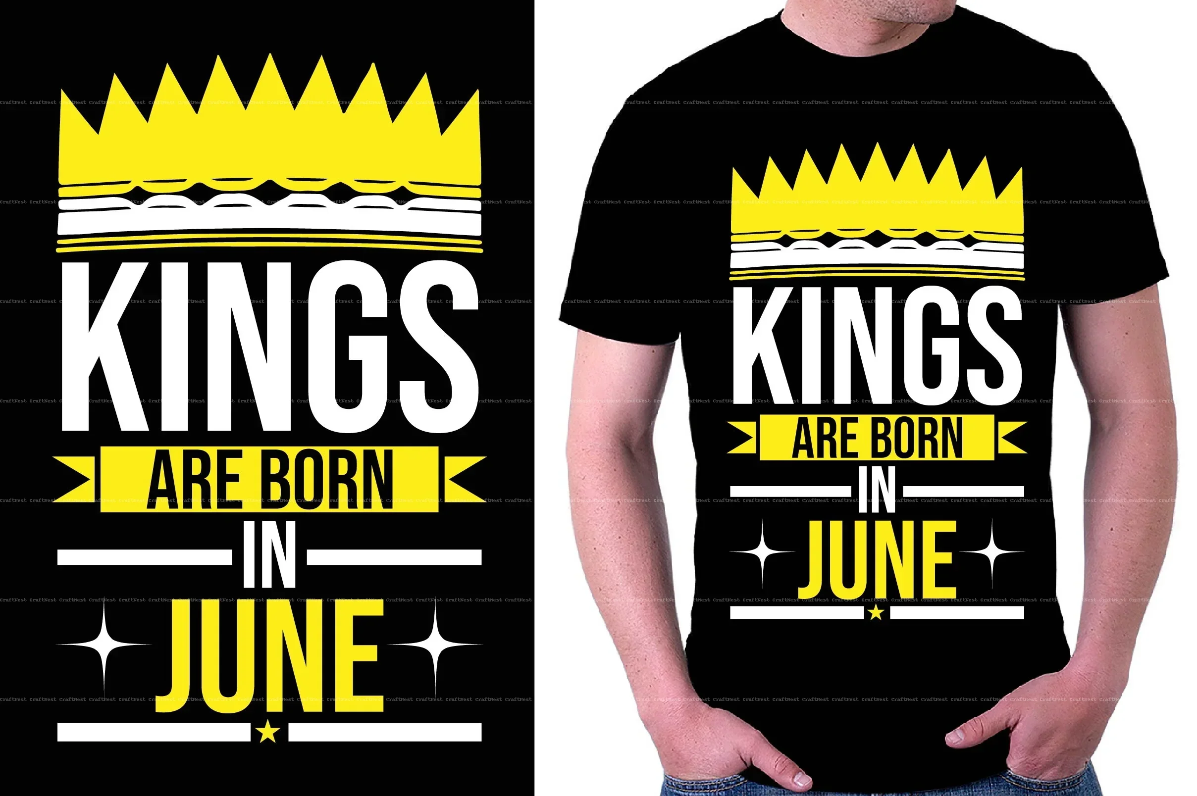 Queens and Kings T-Shirt Design SVG Bundle - Image 6