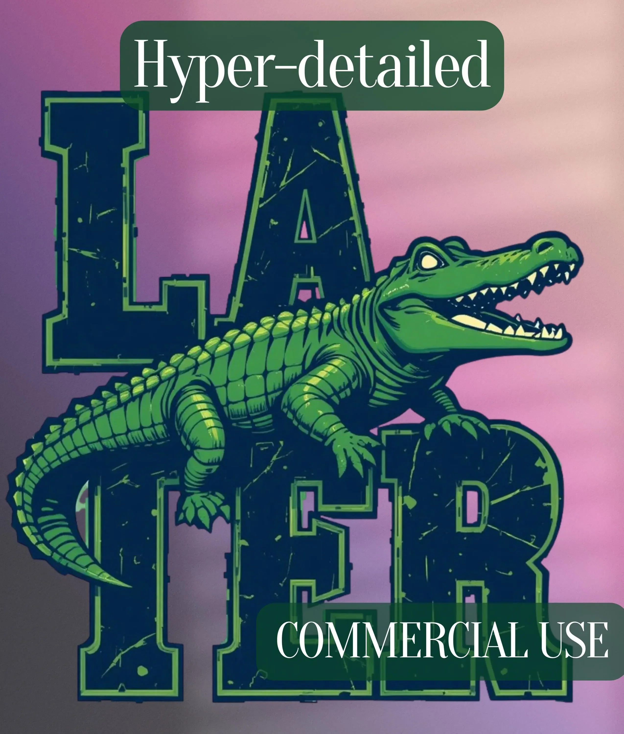 Retro Alligator SVG Bundle - Image 9