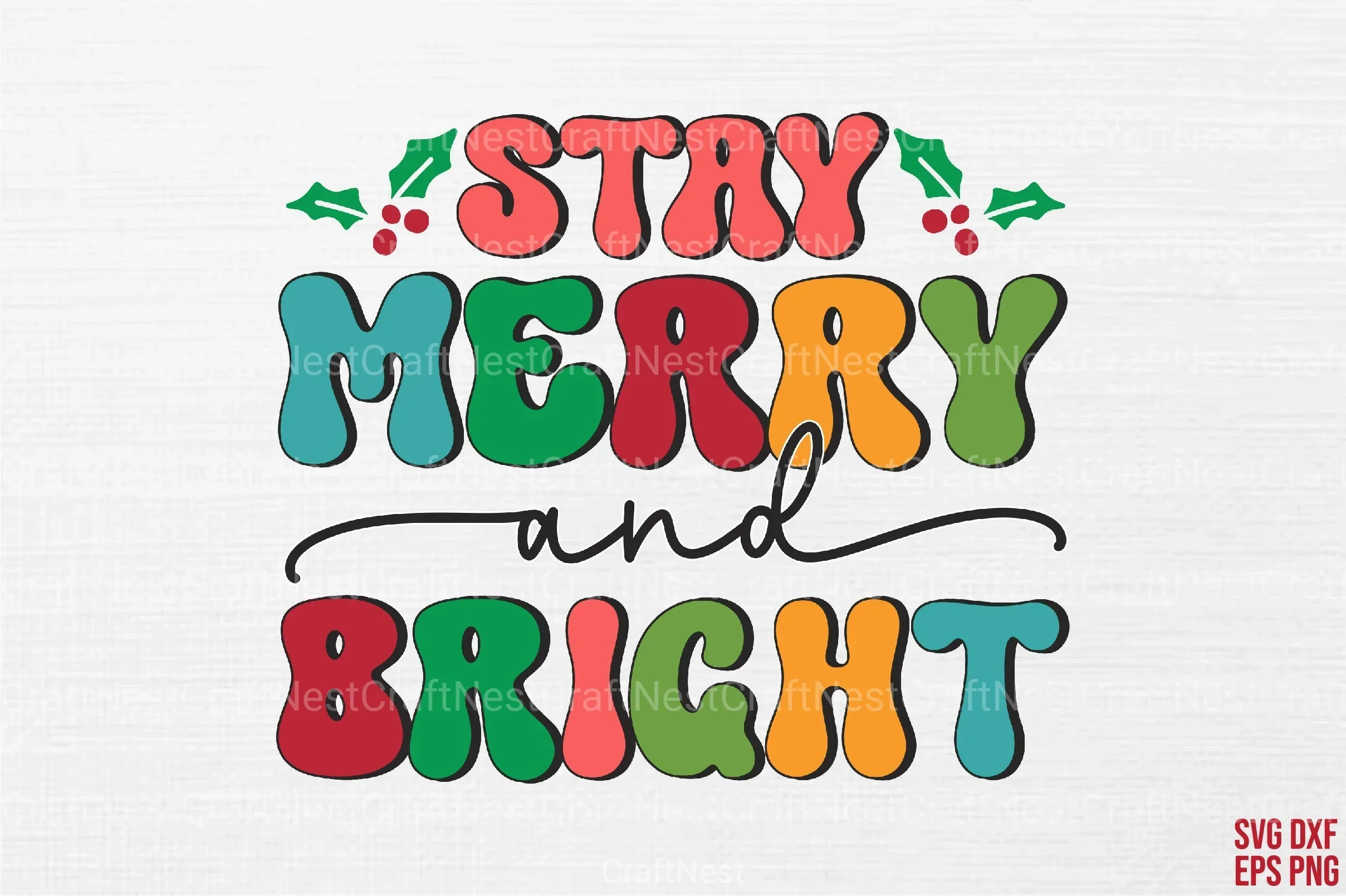 Retro Christmas SVG Bundle - Image 2