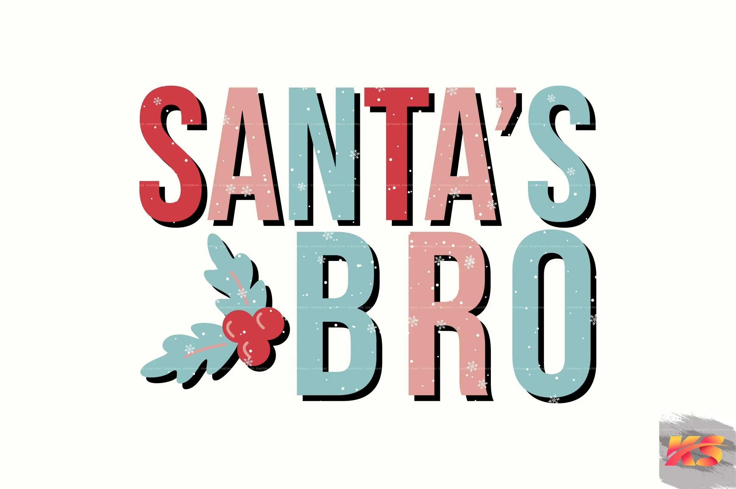 Retro Christmas SVG Bundle - Image 12