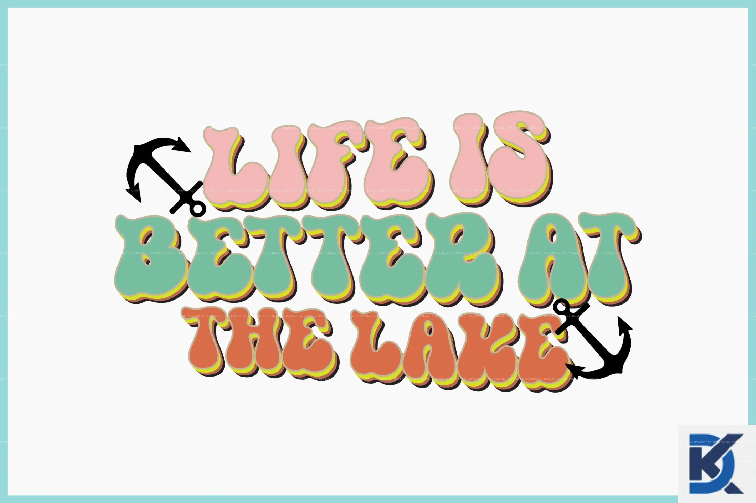 Retro Lake SVG Bundle - Image 17