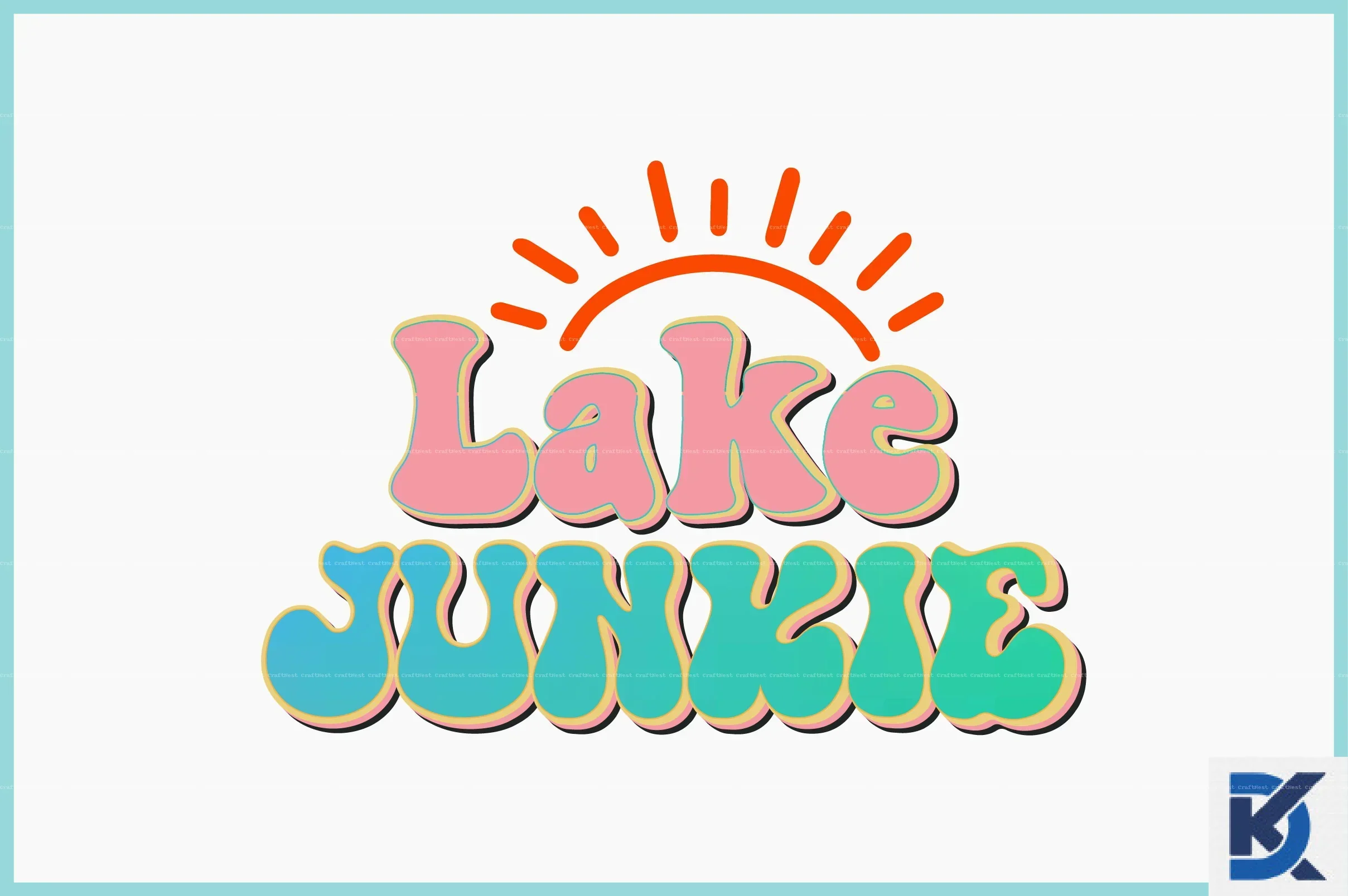 Retro Lake SVG Bundle - Image 19