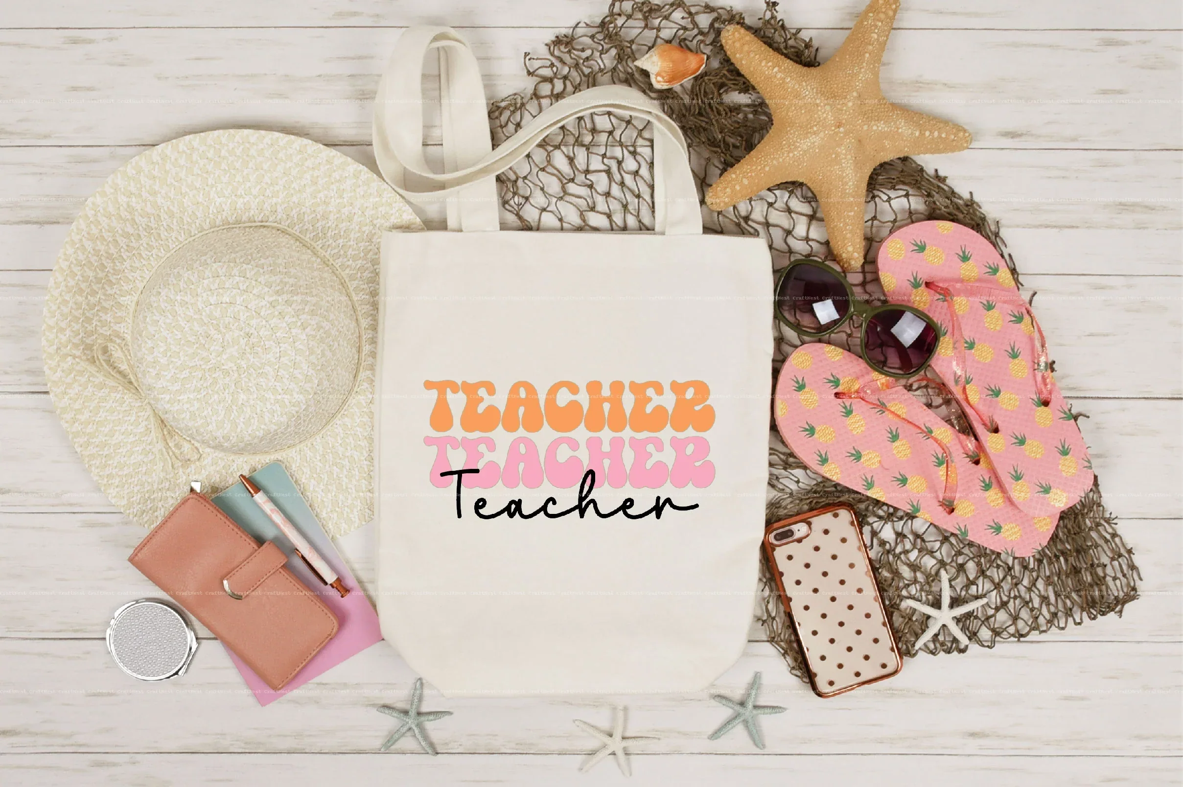 Retro Teacher SVG Bundle - Image 5