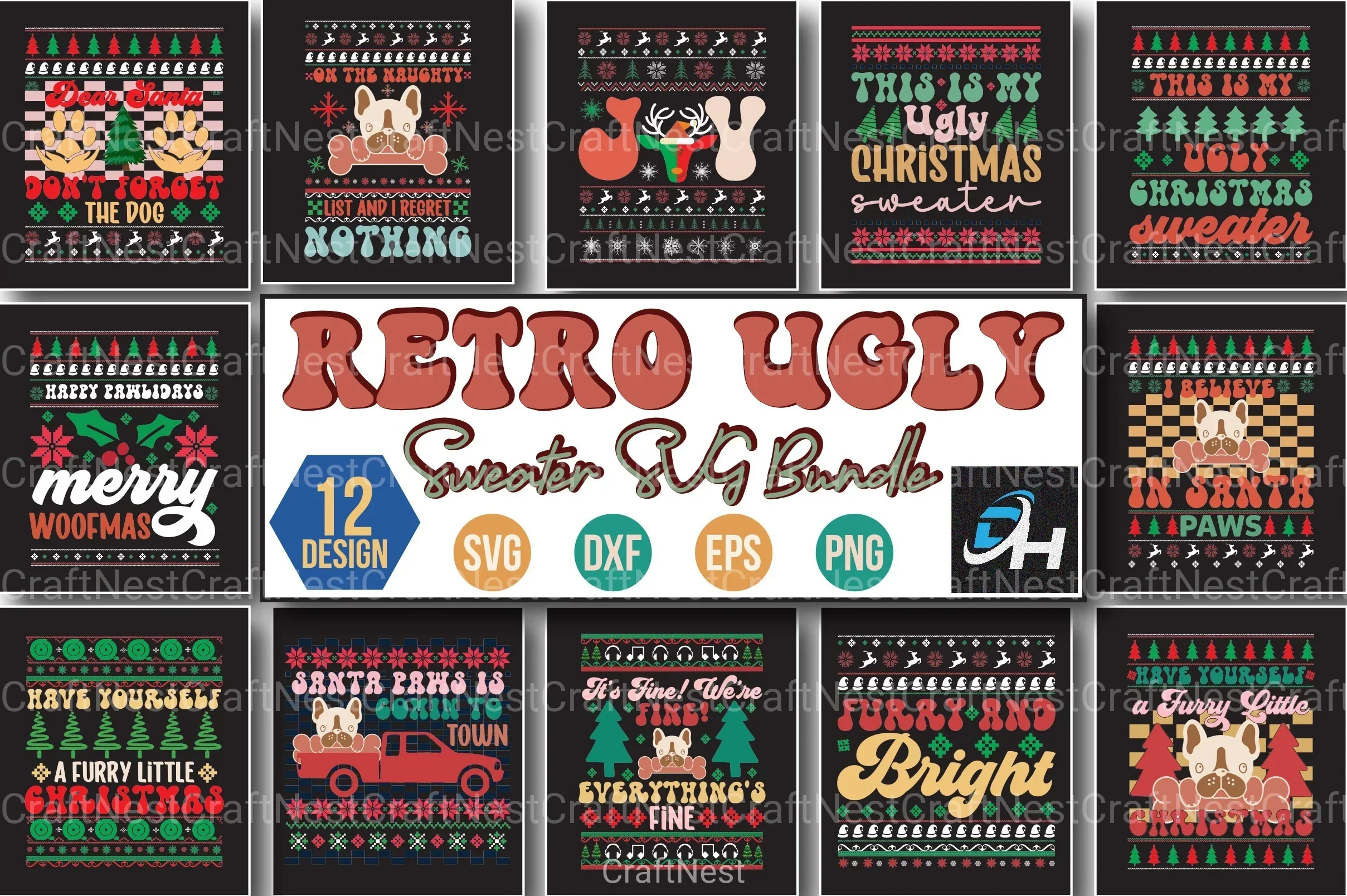 Retro Ugly Sweater Bundle