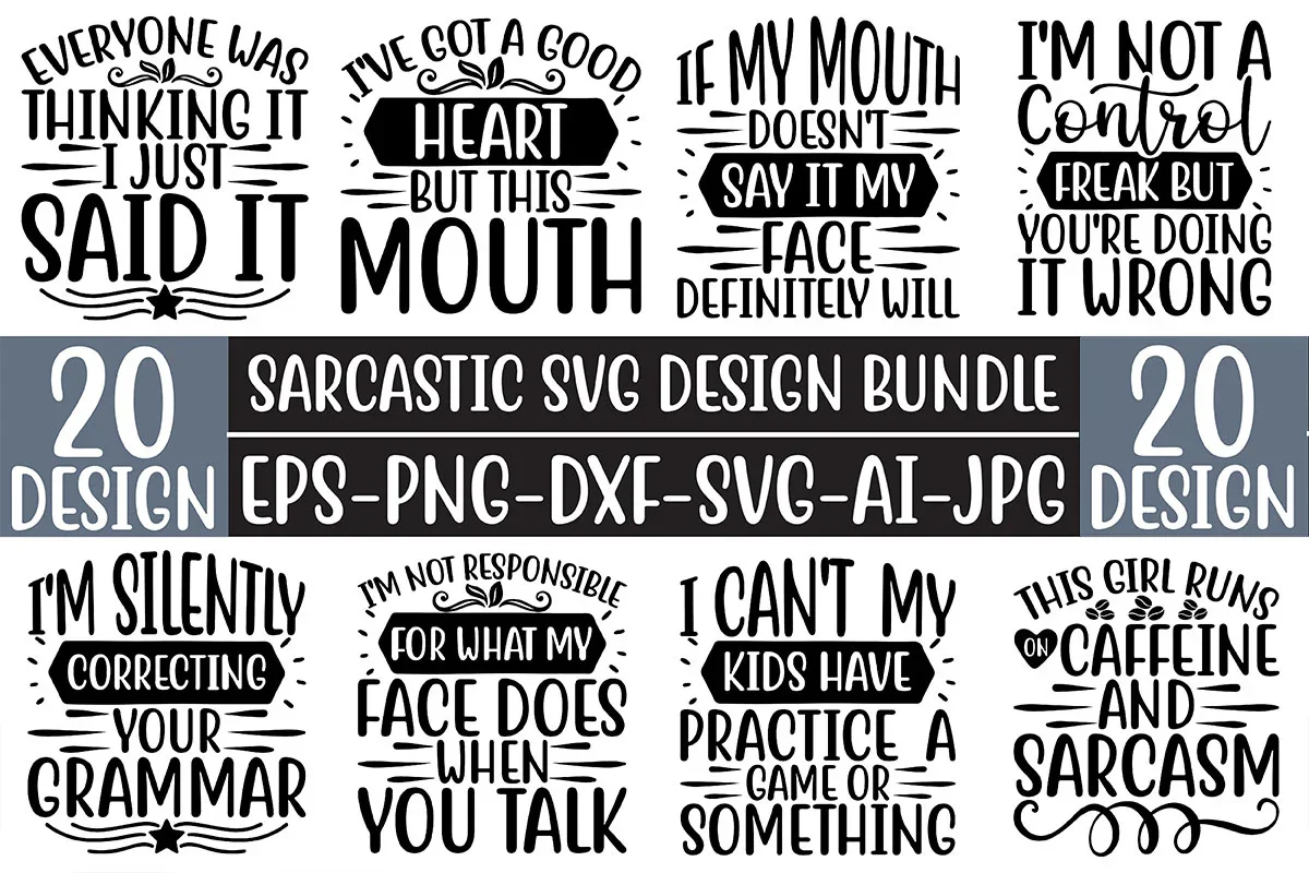 Sarcastic SVG Bundle