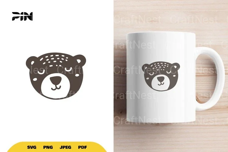 Scandinavian Doodle Bear SVG Bundle