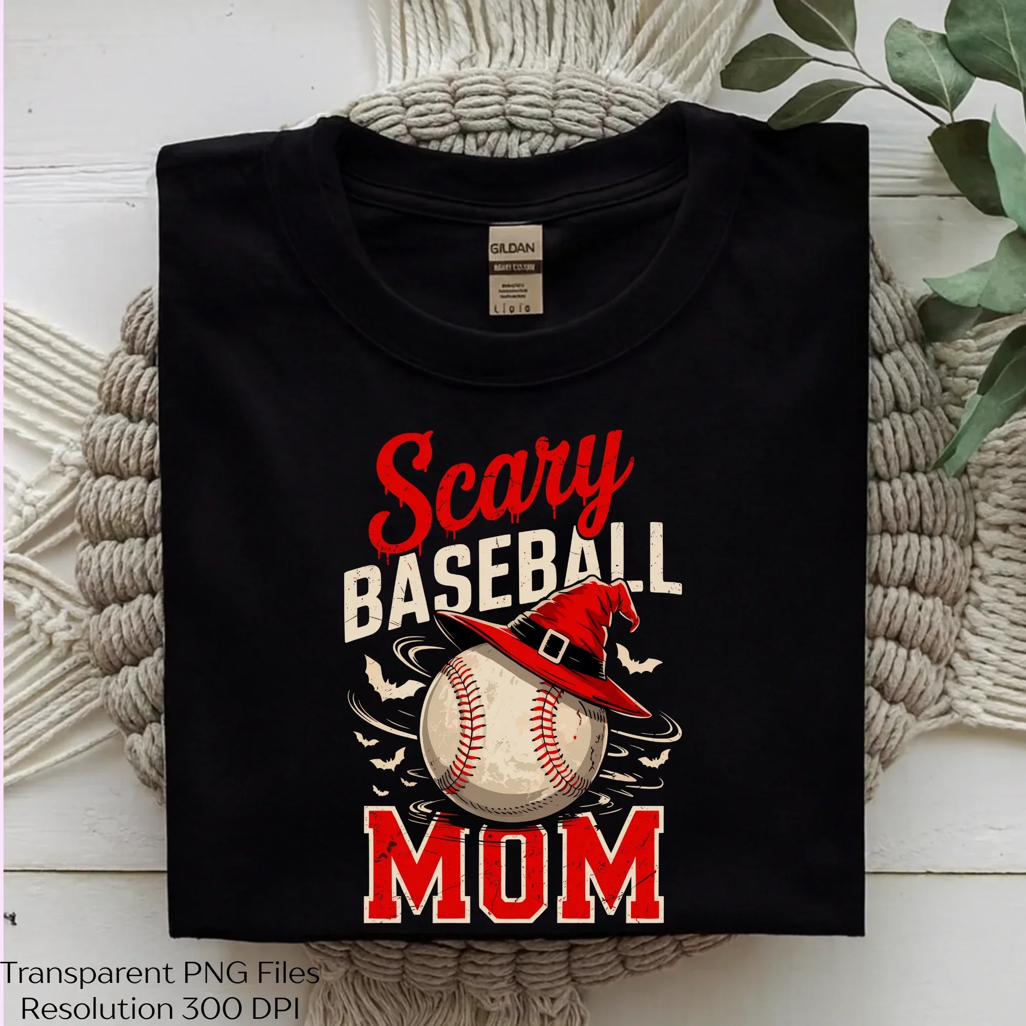 Scary Baseball Mom Halloween Witch Bat SVG Bundle