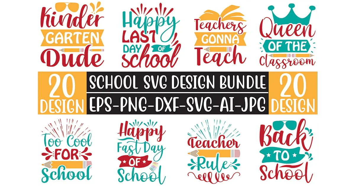 School SVG Bundle
