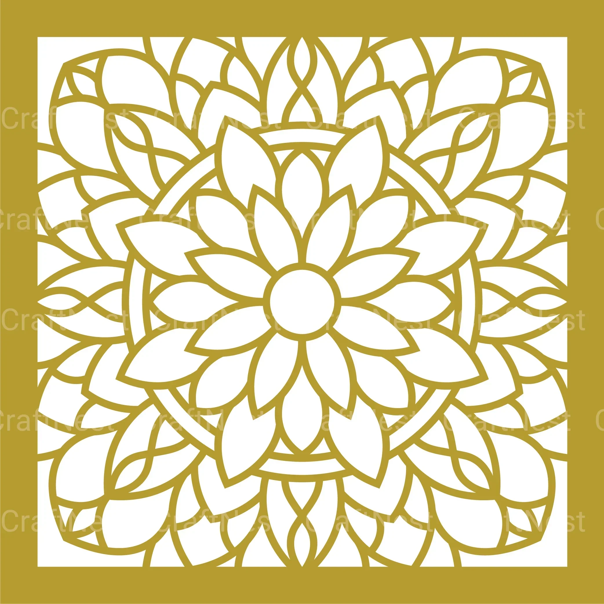 Shamrock Celtic Mandala Layered Papercut Clipart Bundle - Image 4