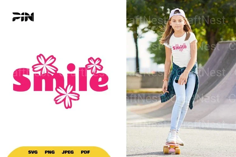 Smile Flower SVG Bundle