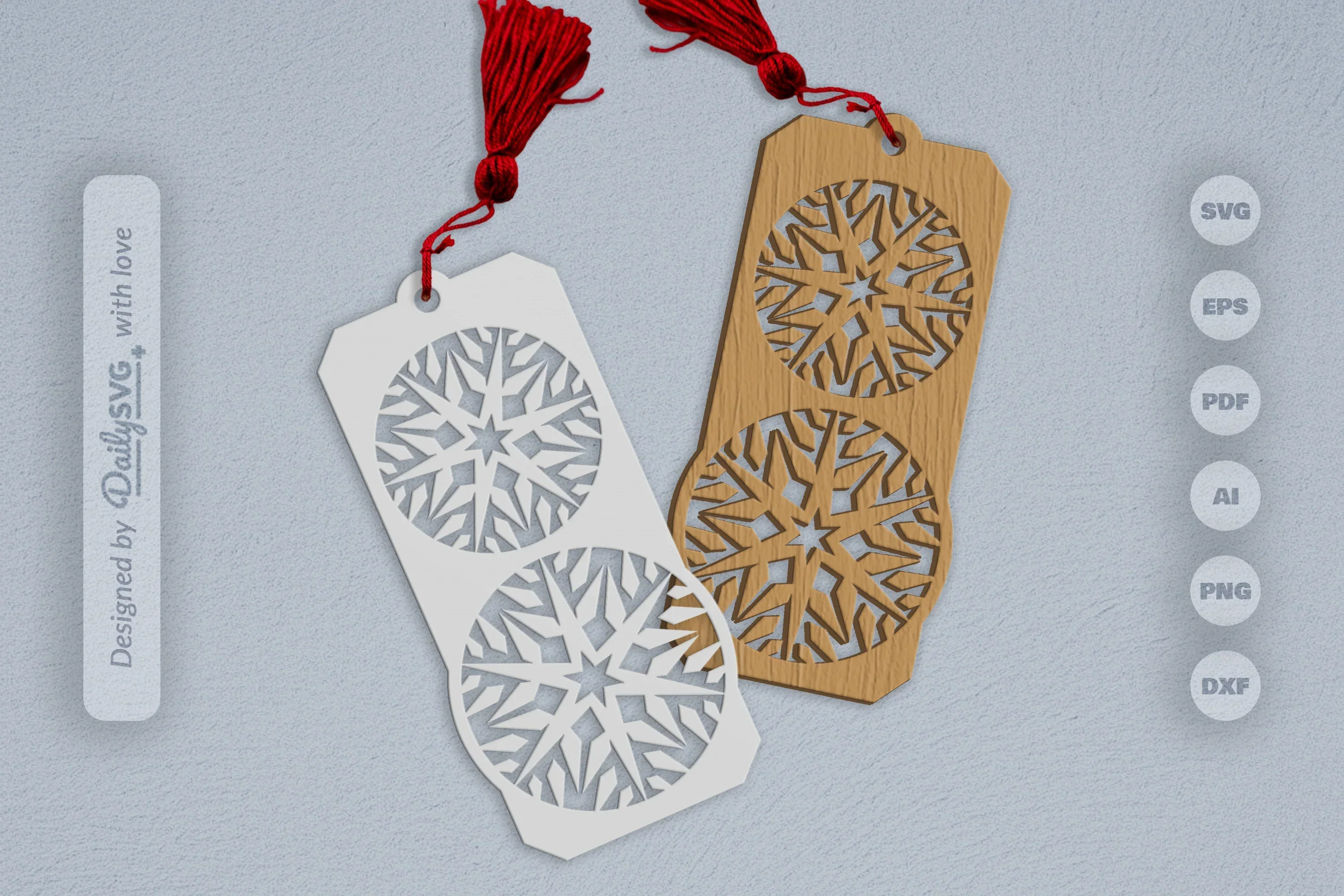 Snowflake SVG Bundle for Crafting