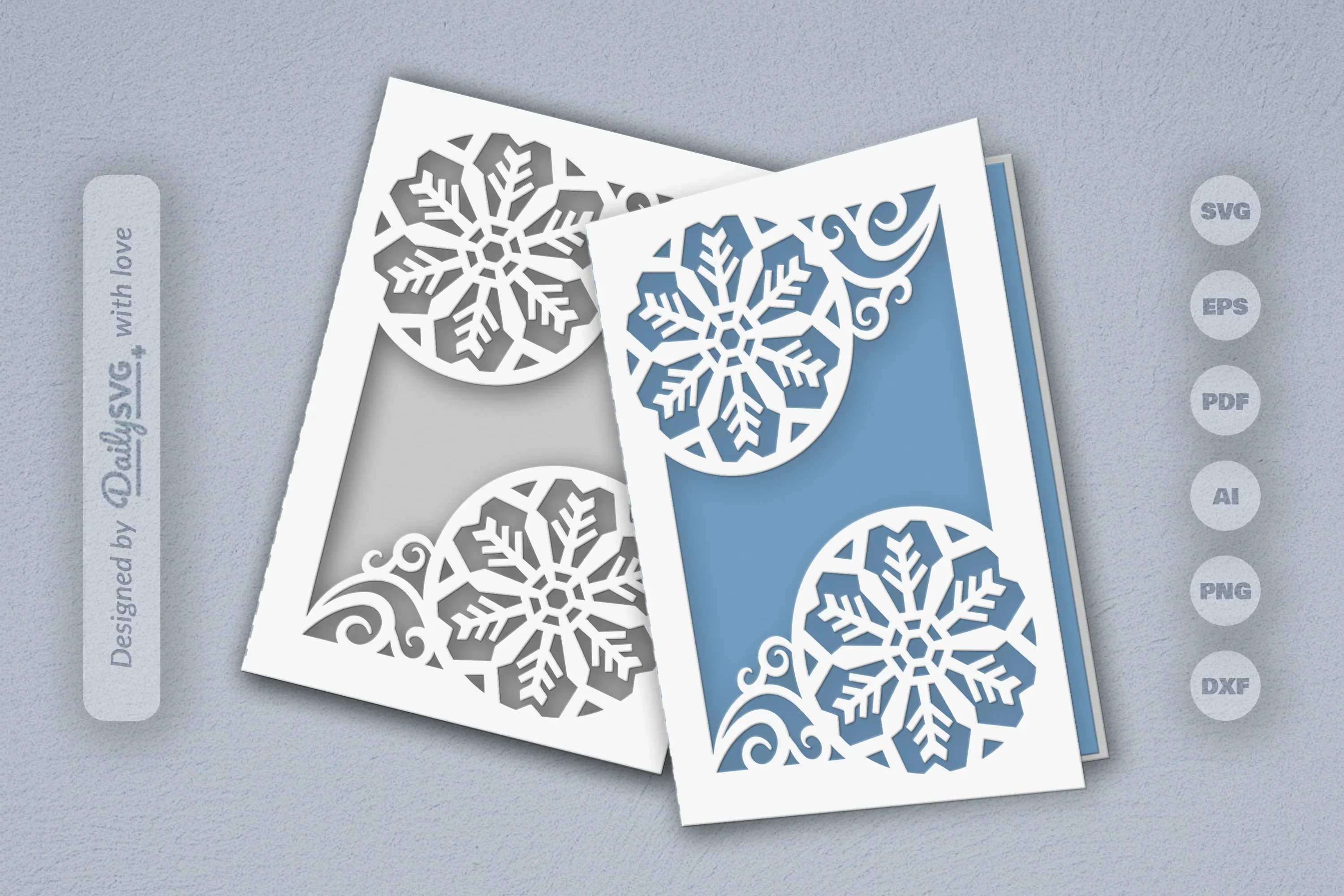 Snowflake SVG Bundle for Winter Decor