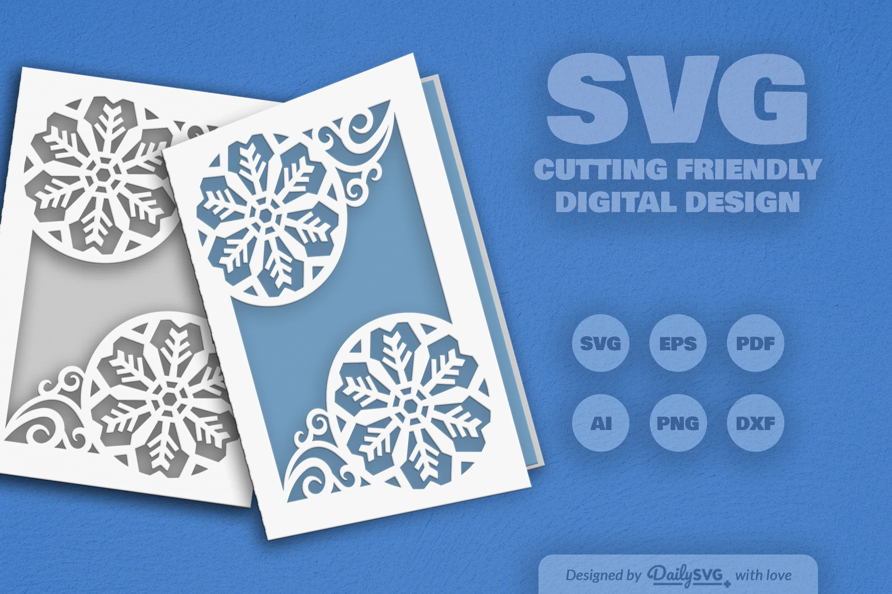 Snowflake SVG Bundle for Winter Decor - Image 2