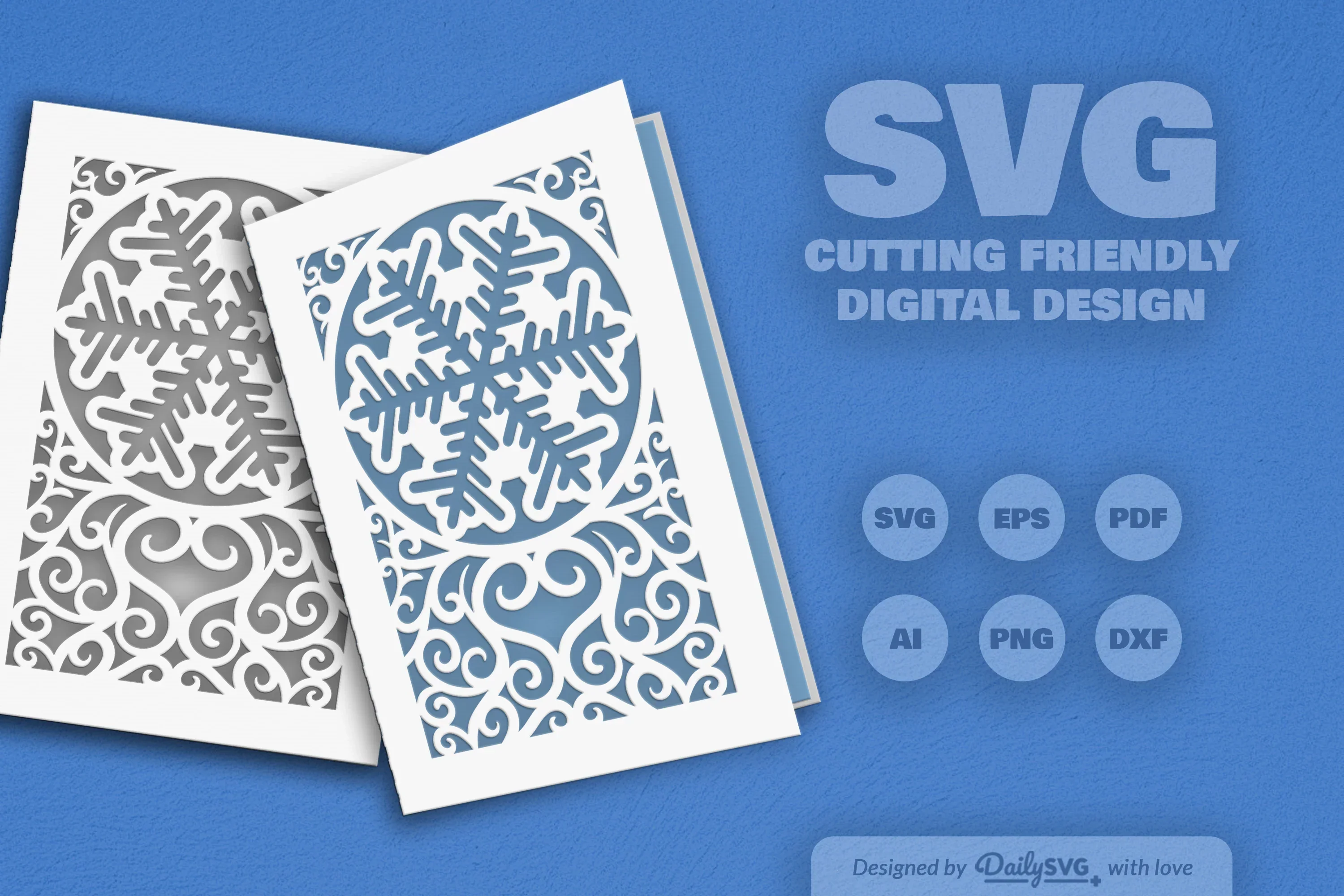 Snowflake SVG Bundle for Winter Decor - Image 2