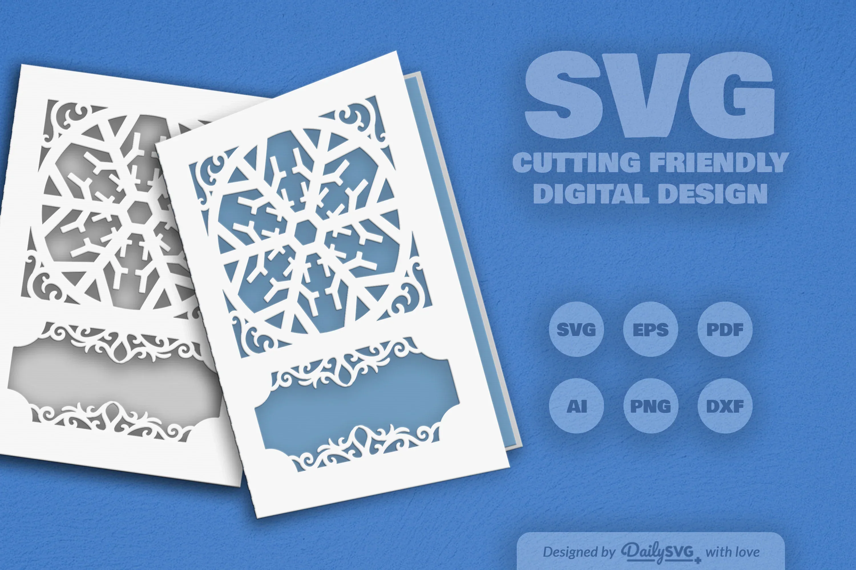 Snowflake SVG Bundle for Winter Decor - Image 2