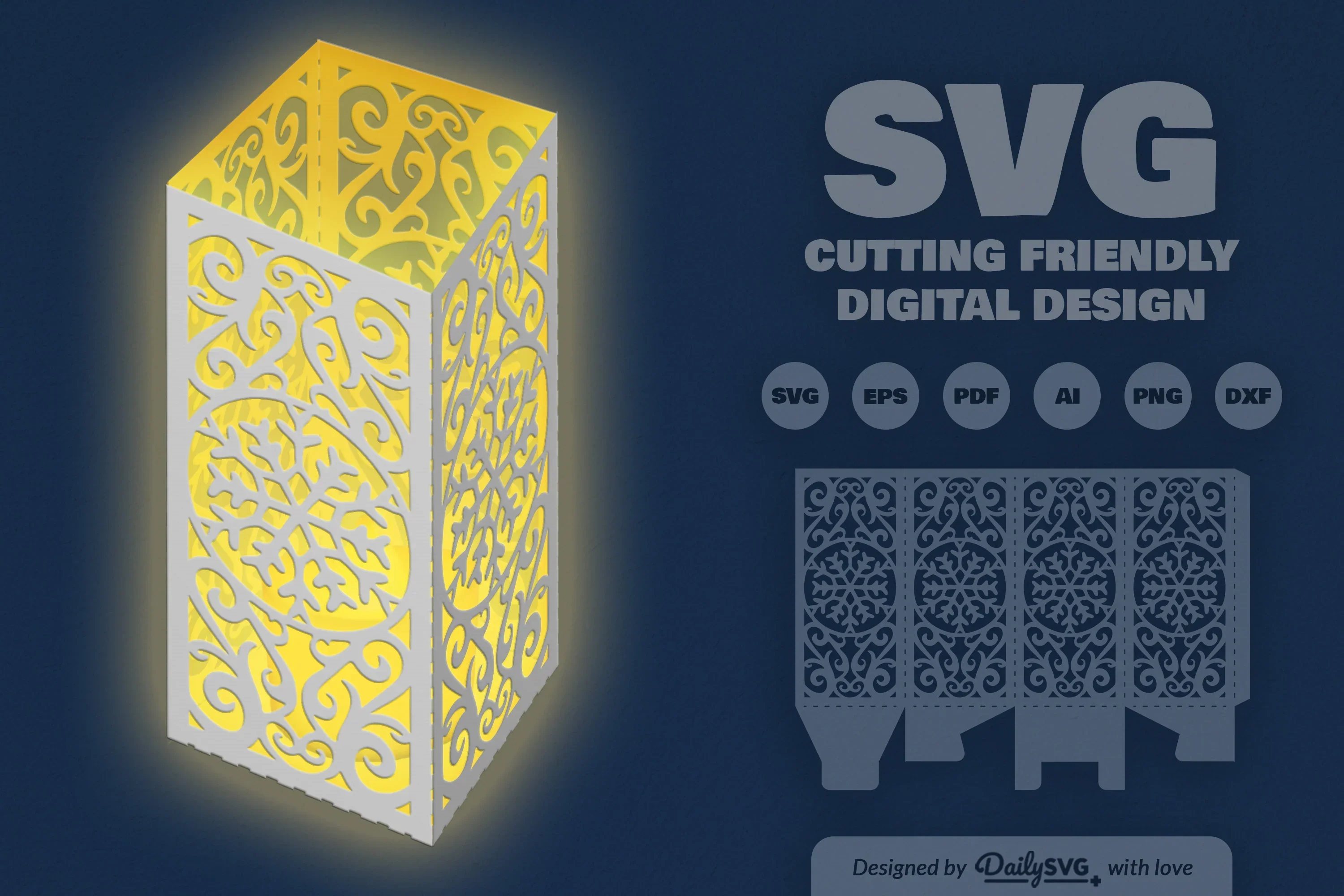 Snowflakes Papercut SVG Bundle - Image 2