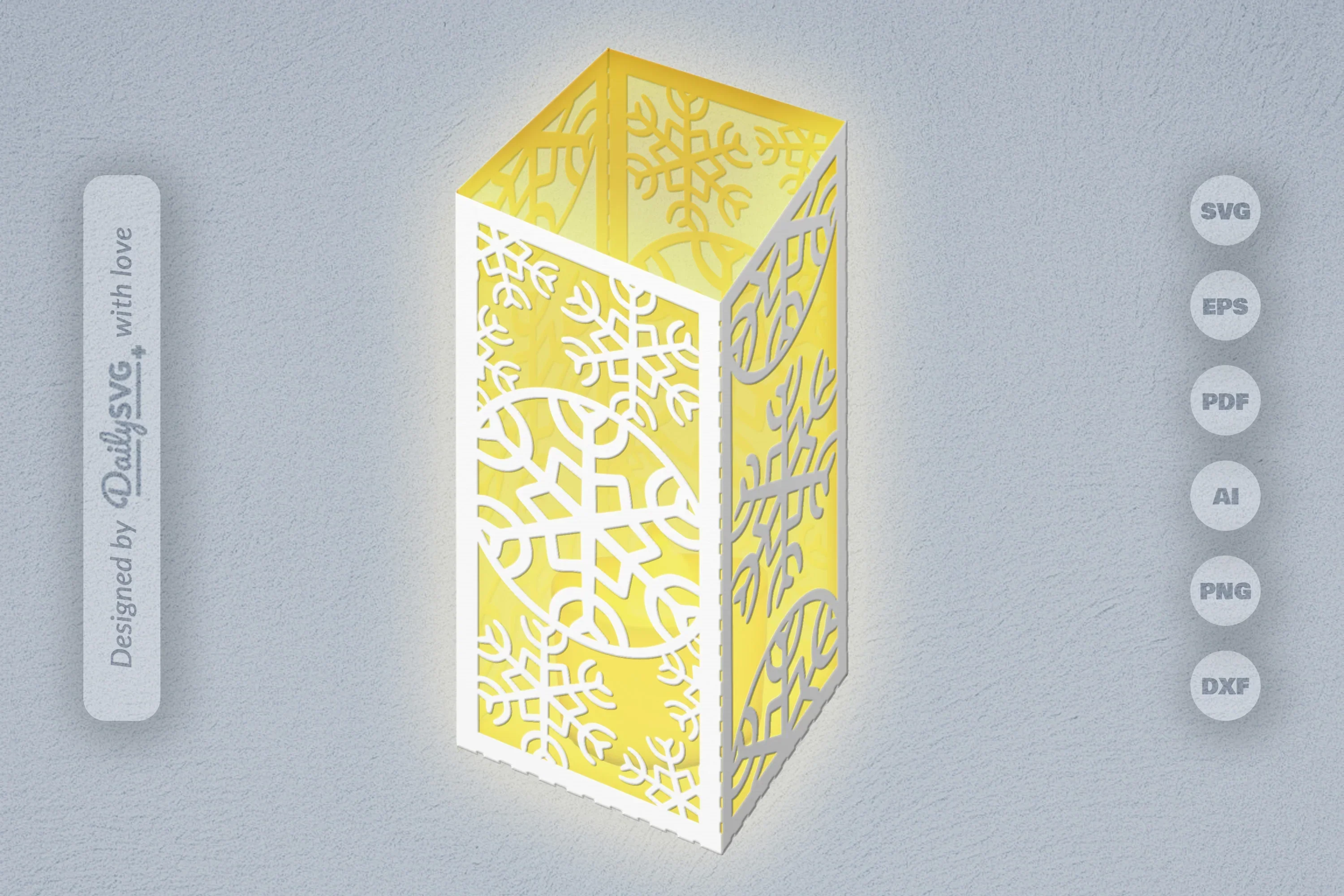 Snowflakes Papercut SVG Bundle for Crafting