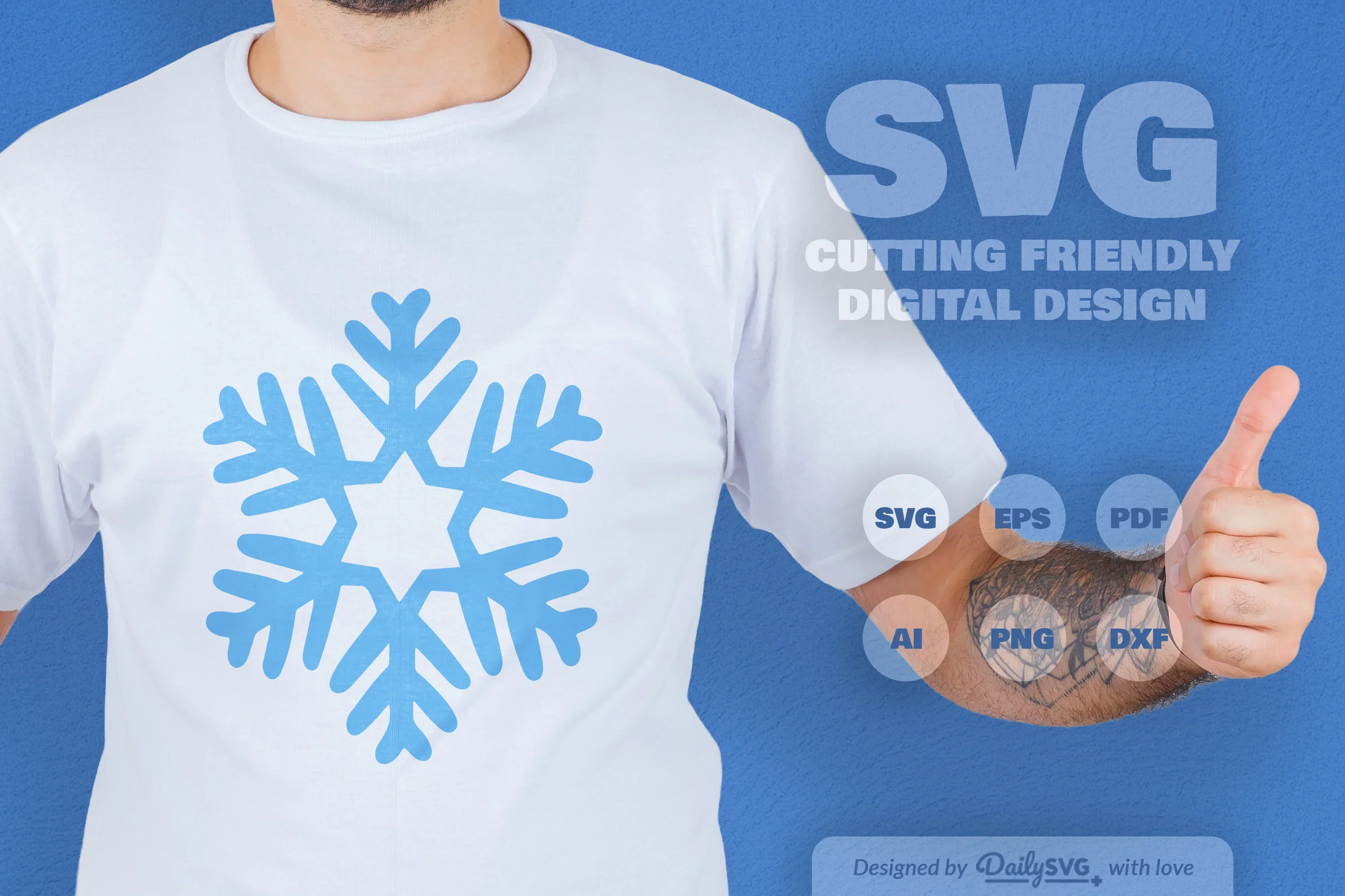 Snowflakes SVG Bundle for Winter Decor - Image 3