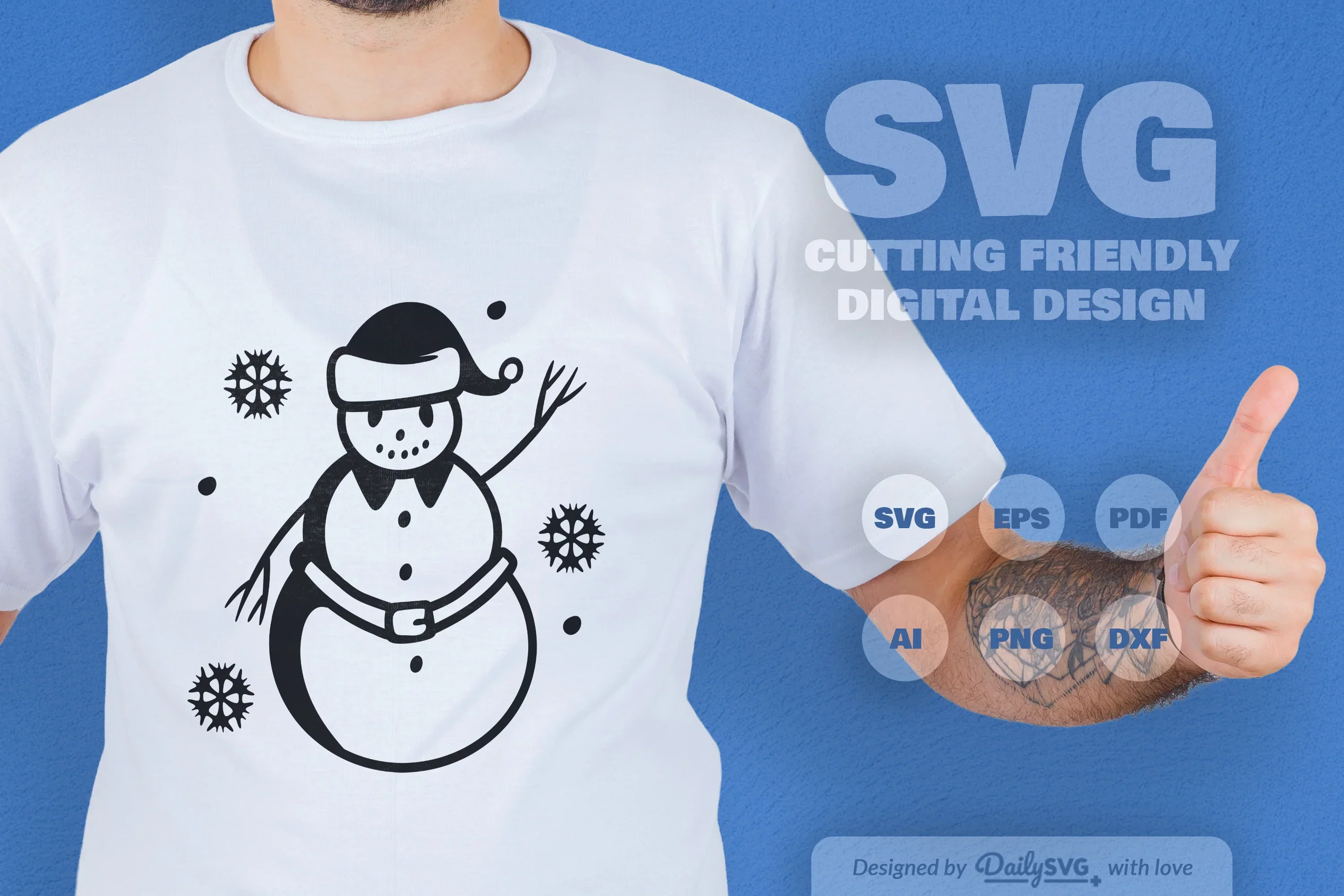 Snowman SVG Bundle for Winter Decor - Image 3