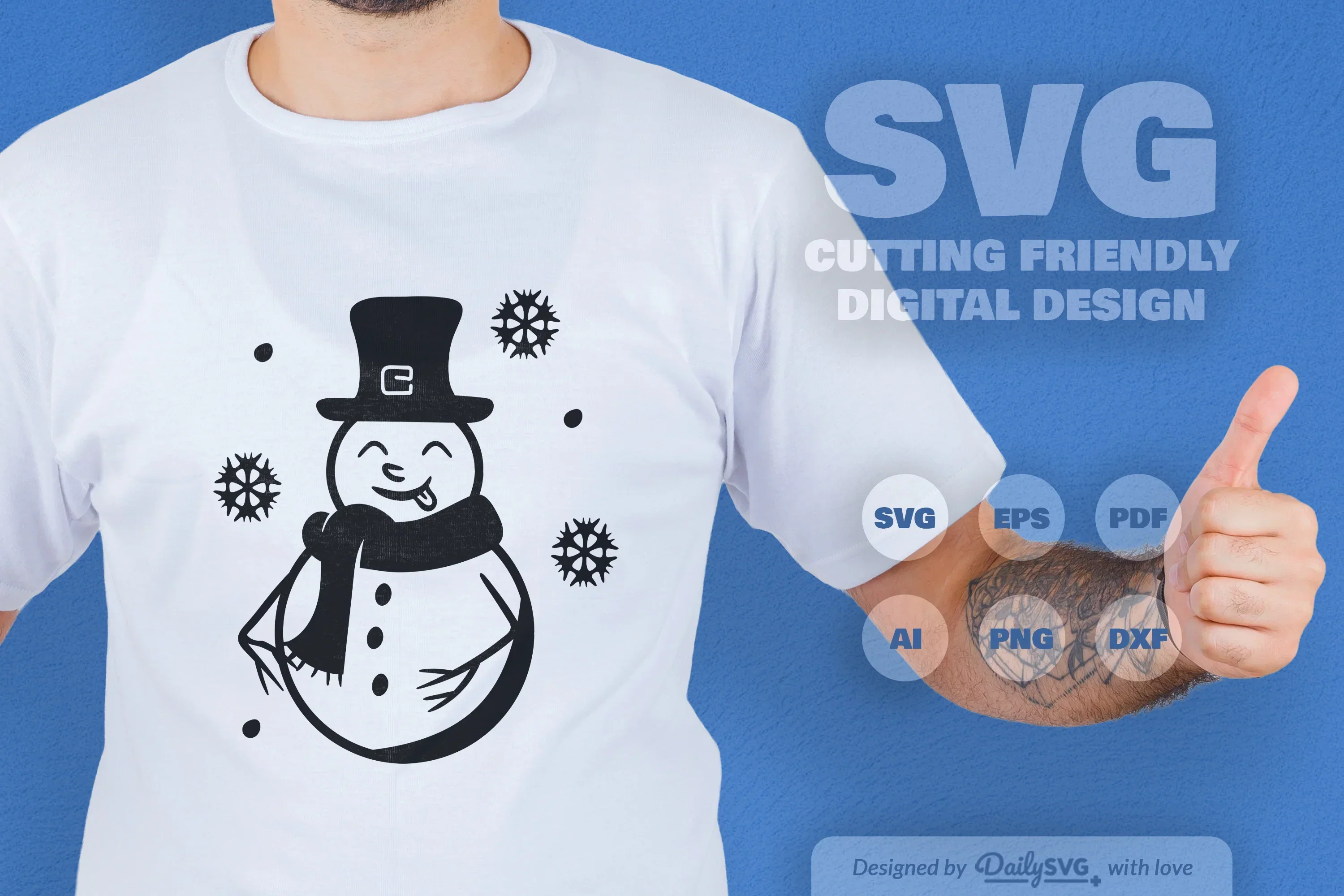 Snowman SVG Bundle for Winter Decor - Image 3