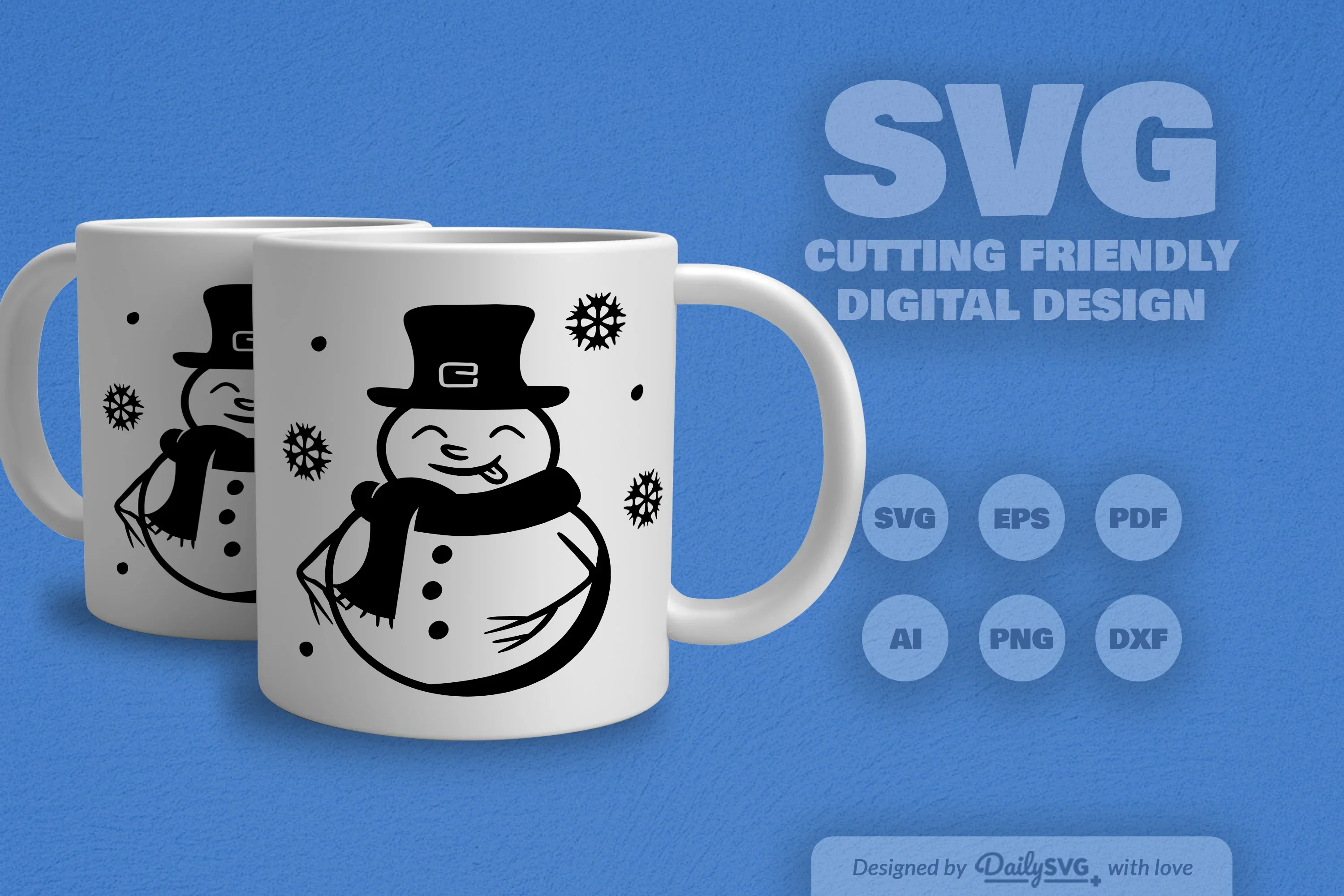 Snowman SVG Bundle for Winter Decor - Image 5