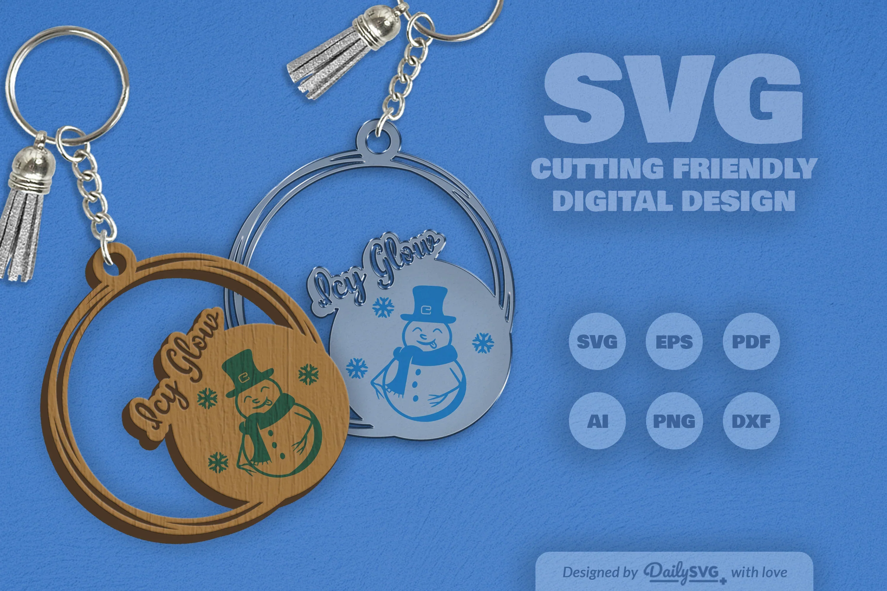 Snowman Winter Quote SVG Bundle - Image 2