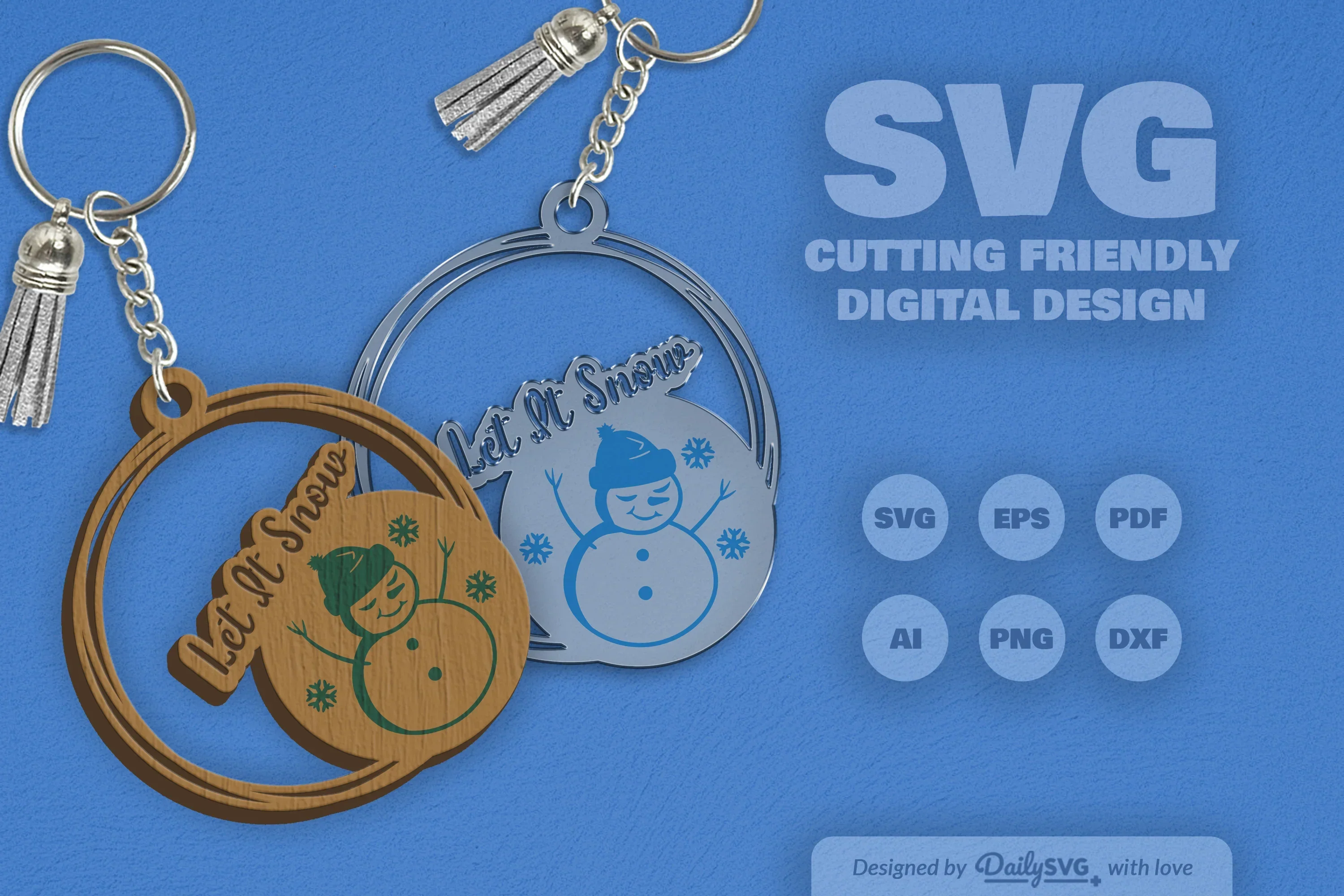 Snowman Winter Quote SVG Bundle - Image 2