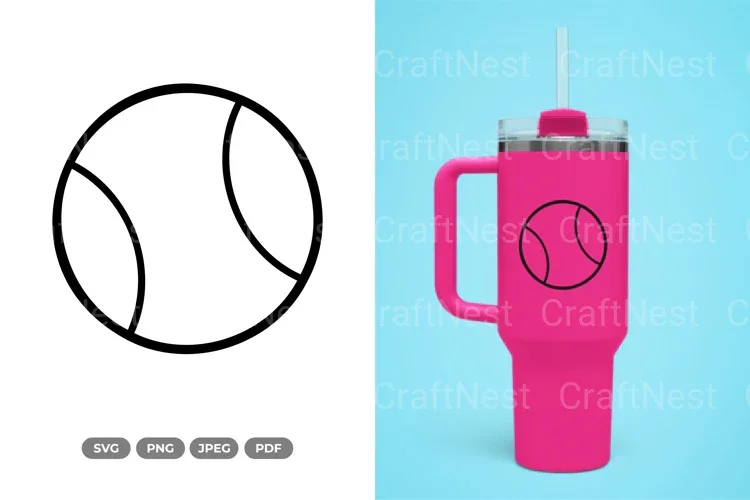 Softball Doodle Sport Ball Clipart Bundle